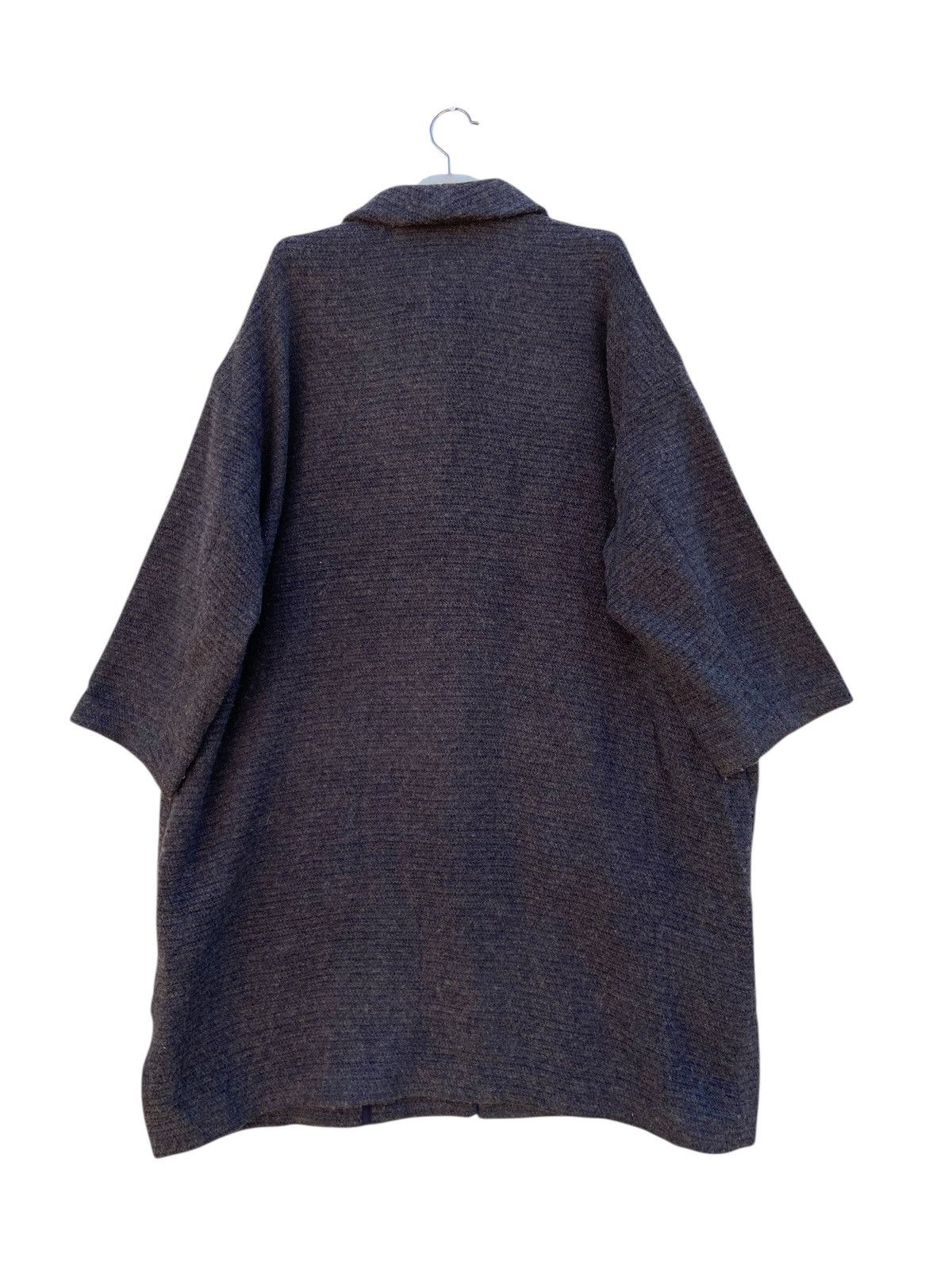 Issey Miyake Plantation Issey Miyake Oversized Wool Blend Cocoon Coat m Size US M / EU 48-50 / 2 - 2 Thumbnail