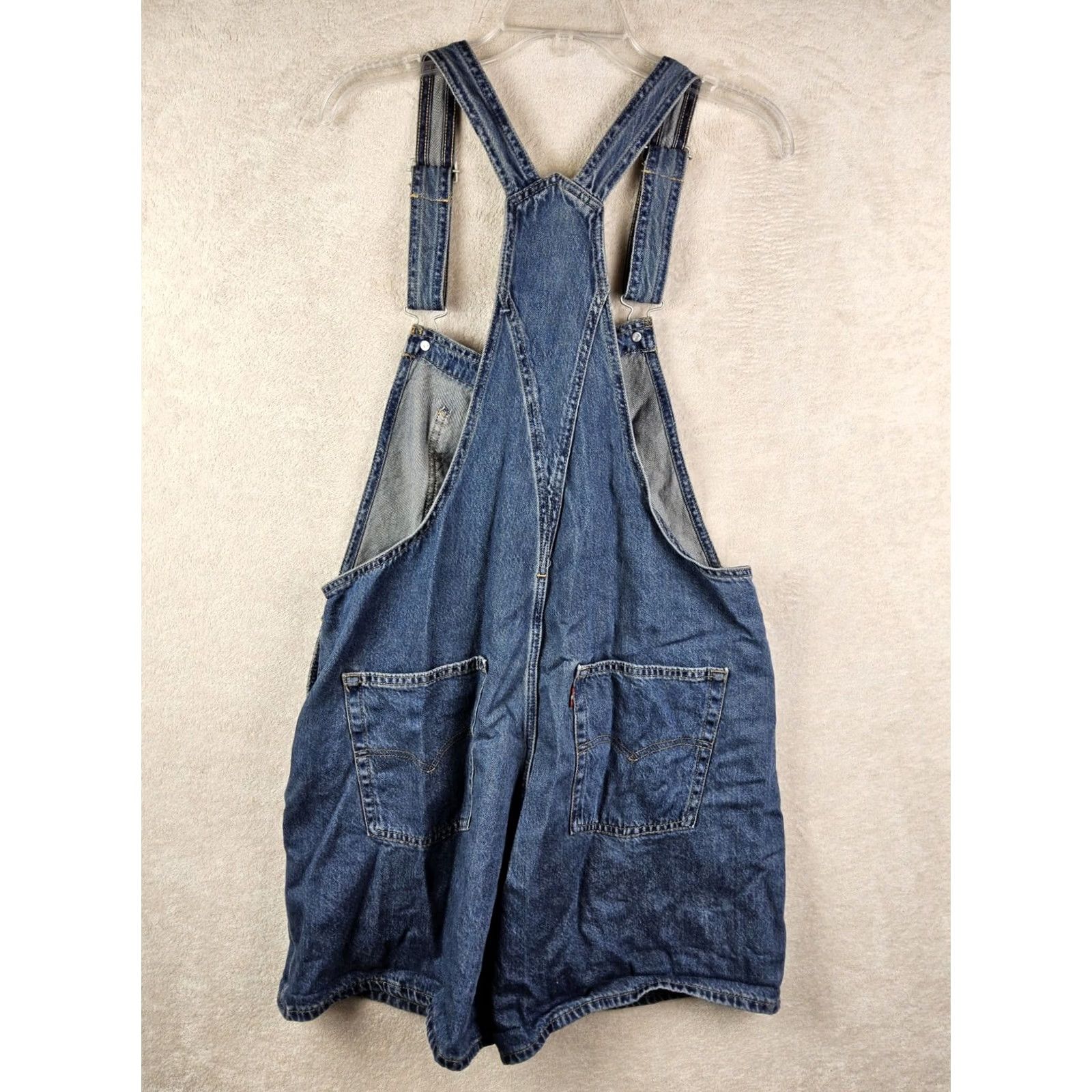 Levi's VINTAGE Levi's Strauss Shortalls Women's Cotton Denim Size L Blue Size 36" / US 14 / IT 50 - 5 Thumbnail