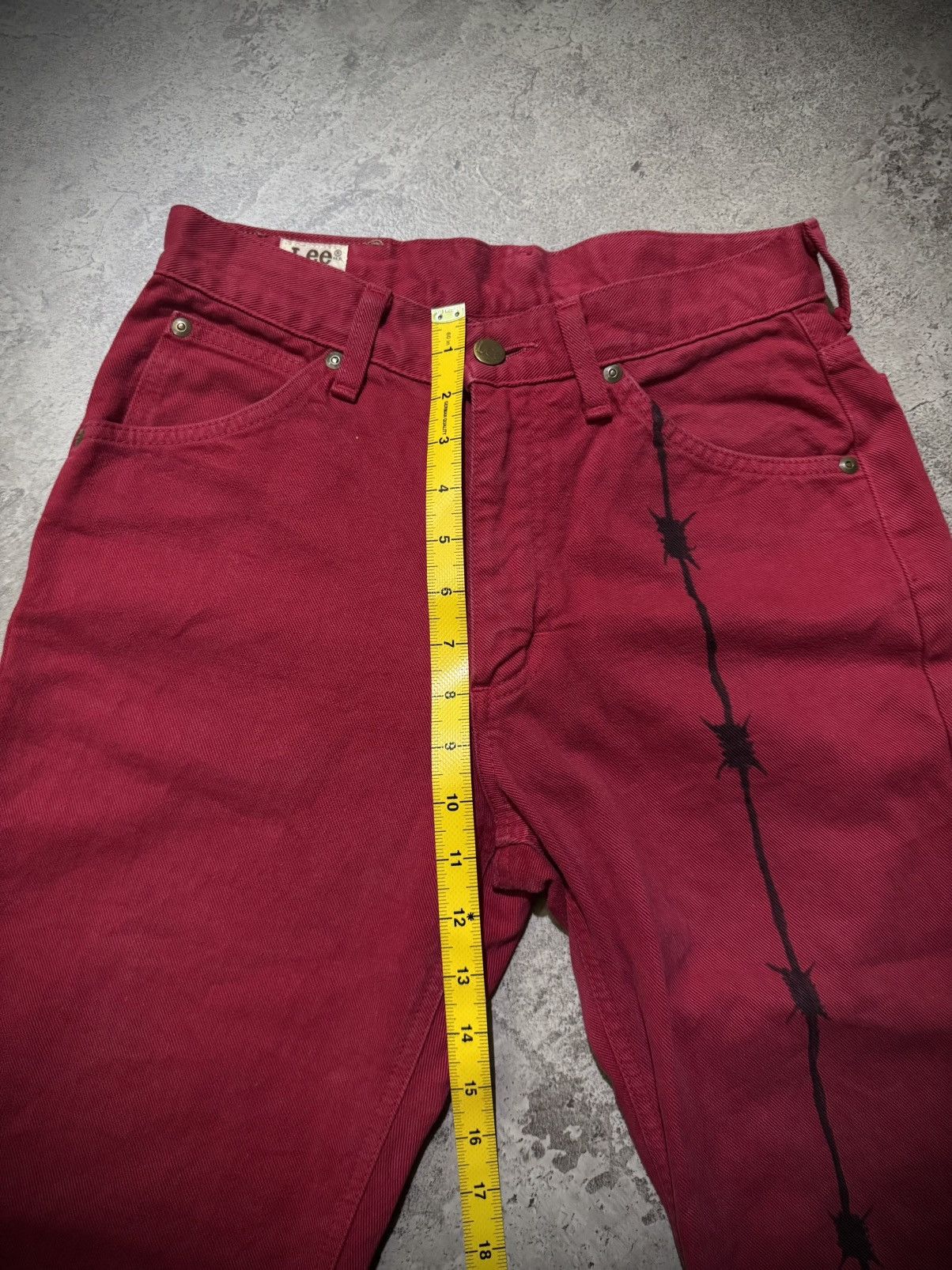 Lee Lee Barbed Wire Ifsixwasnine style Jeans Size US 28 / EU 44 - 10 Thumbnail