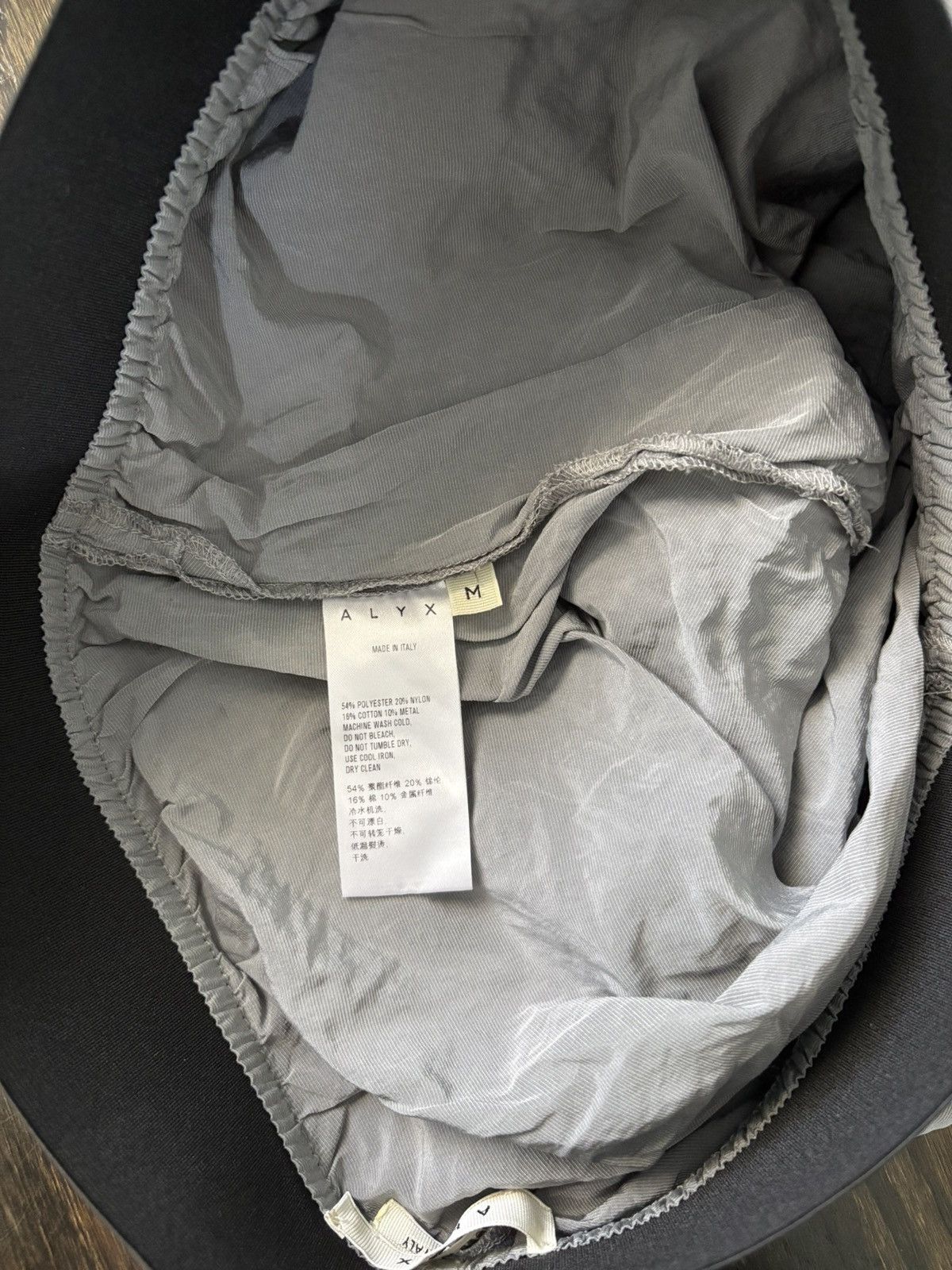 1017 ALYX 9SM Alyx Boxing Shorts Grey Metal M Size US 30 / EU 46 - 6 Thumbnail