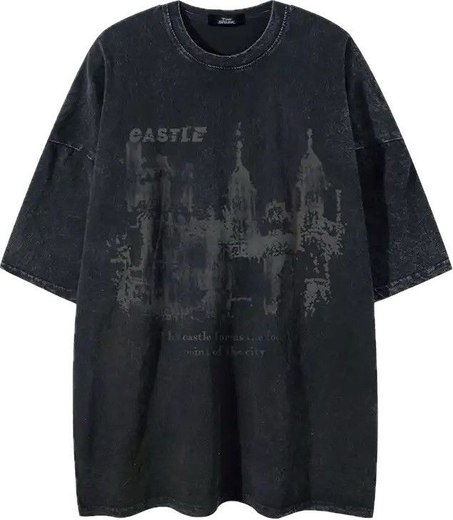 Japanese Brand Castle Graphic Vintage Print T Shirt Size US L / EU 52-54 / 3 - 1 Thumbnail
