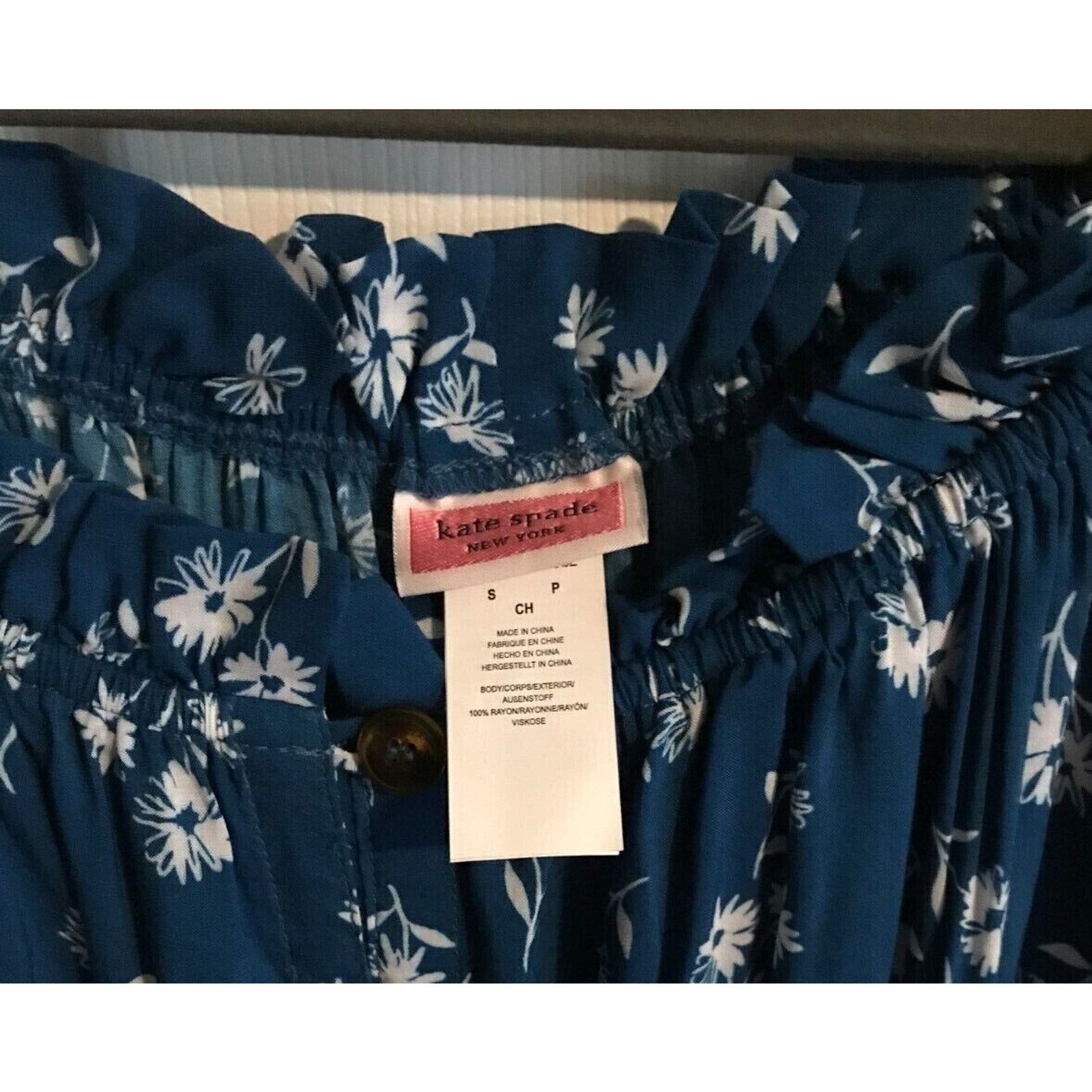 Kate Spade Dandelion Floral Off-the-Shoulder Romper