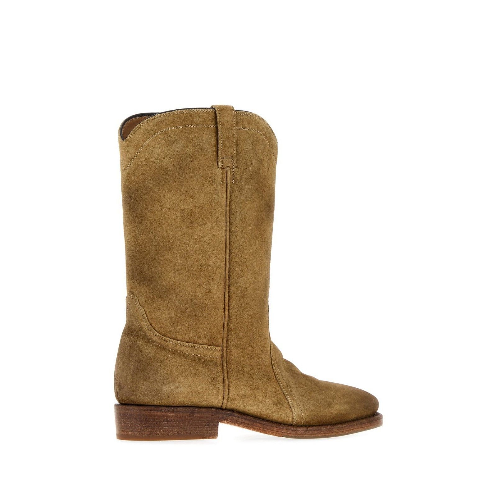 Jil Sander Beige Suede Boots Women's Size:1, Women's (Size 10) — image 3 of 5