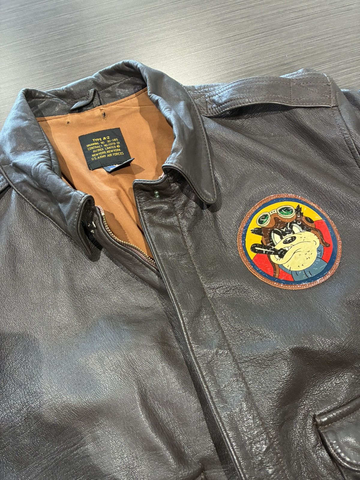 Other A-2 Flight Jacket 603rd Bomber Squadron Size US XL / EU 56 / 4 - 1 Thumbnail