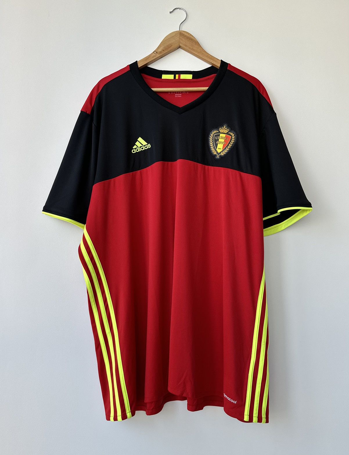 Adidas × Vintage Belgium National Team Adidas 16/17 Home Shirt Size XXXL Size US XXL / EU 58 / 5 - 1 Thumbnail