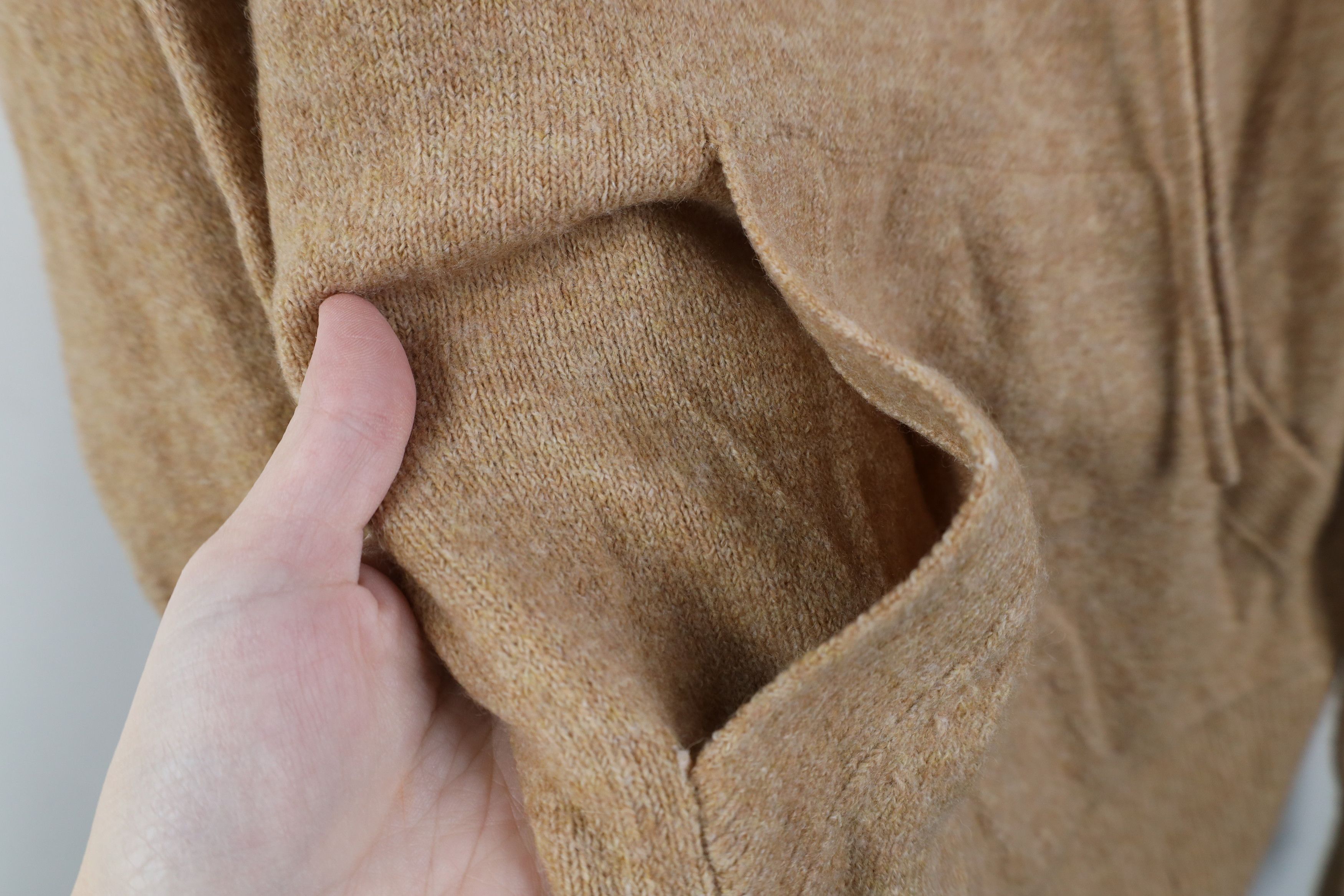 J.Crew J Crew Merino Wool Alpaca Supersoft Yarn Knit Hoodie Sweater Size XS / US 0-2 / IT 36-38 - 5 Thumbnail