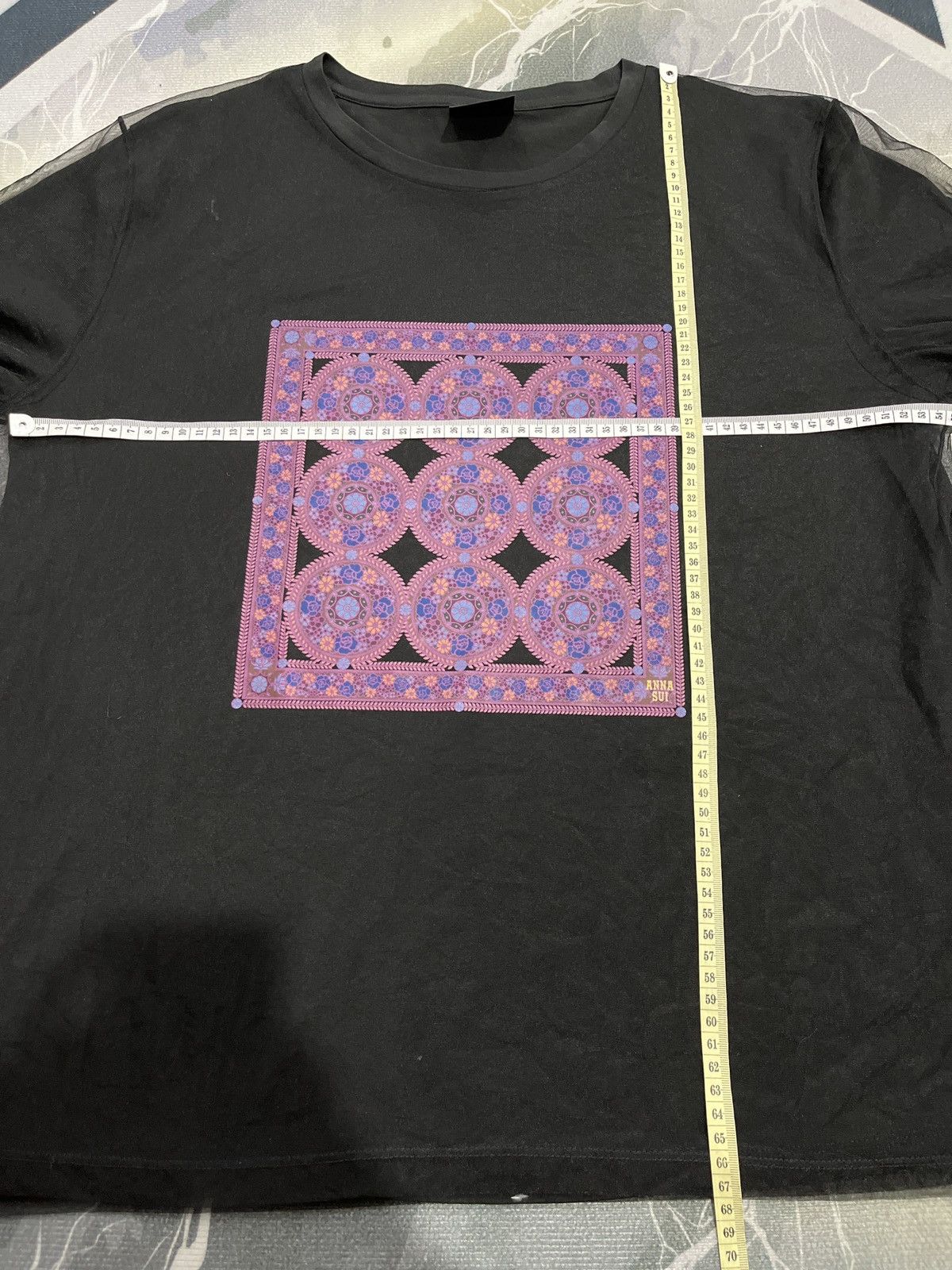 Japanese Brand Anna sui vampire tee Size L / US 10 / IT 46 - 7 Thumbnail