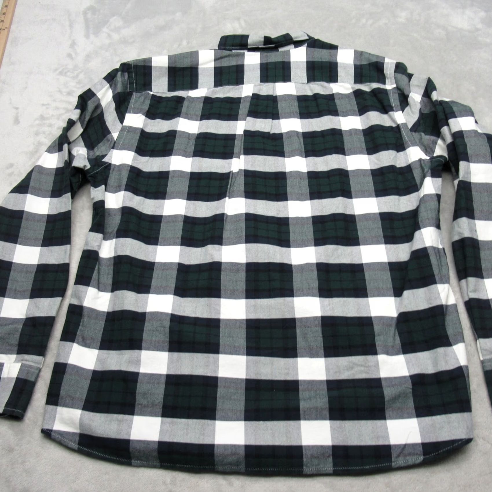 J.Crew J.CREW Oxford Shirt Mens XL Black Slim Long Sleeve Button-Down Casual Workwear Plaid Cotton XS? Size US XL / EU 56 / 4 - 3 Thumbnail