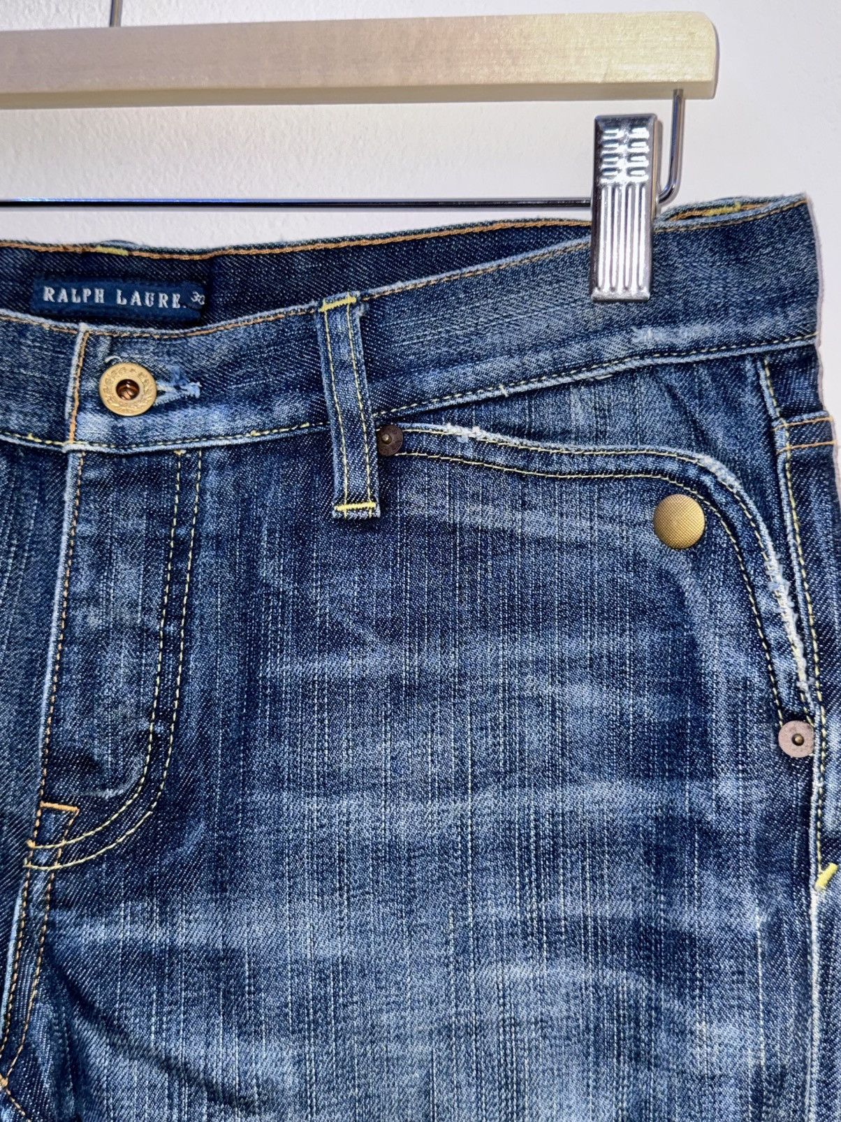 Ralph Lauren Ralph Lauren Blue Label Ricky 867 Bootcut Jeans 2007 W30 Size 31" - 6 Thumbnail
