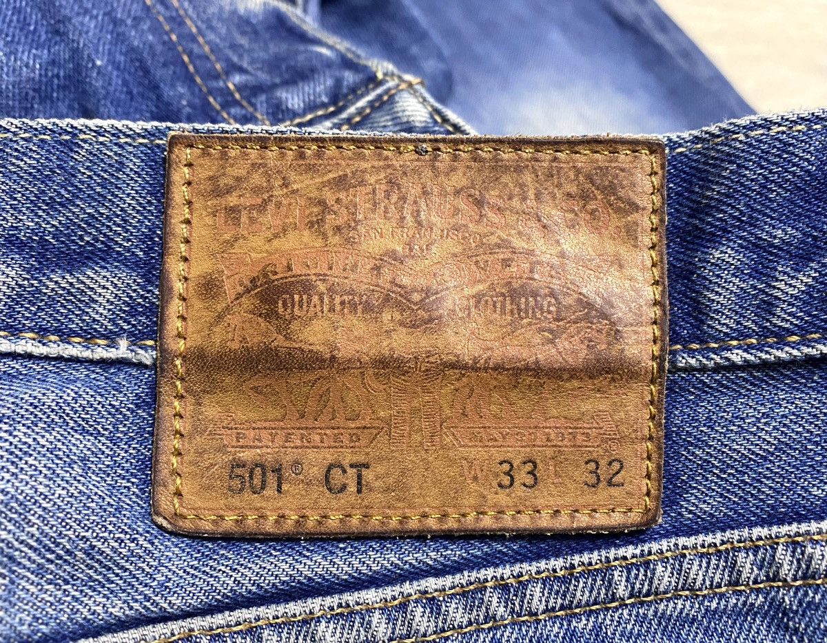 Levi's Vintage Clothing Levi’s 501 CT Customized Tapered Washed Heritage Denim Jeans Size US 33 - 22 Thumbnail