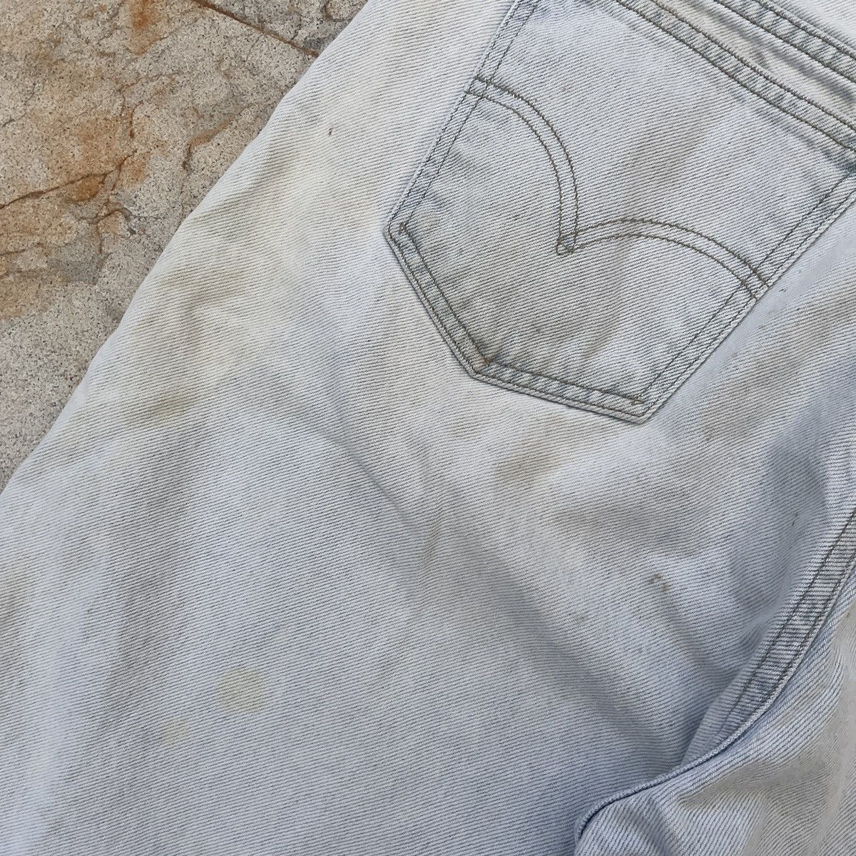 Levi's × Vintage Vintage 80s Levi's Made In USA 550 Orange Tabs Denim Shorts Size US 38 / EU 54 - 11 Thumbnail