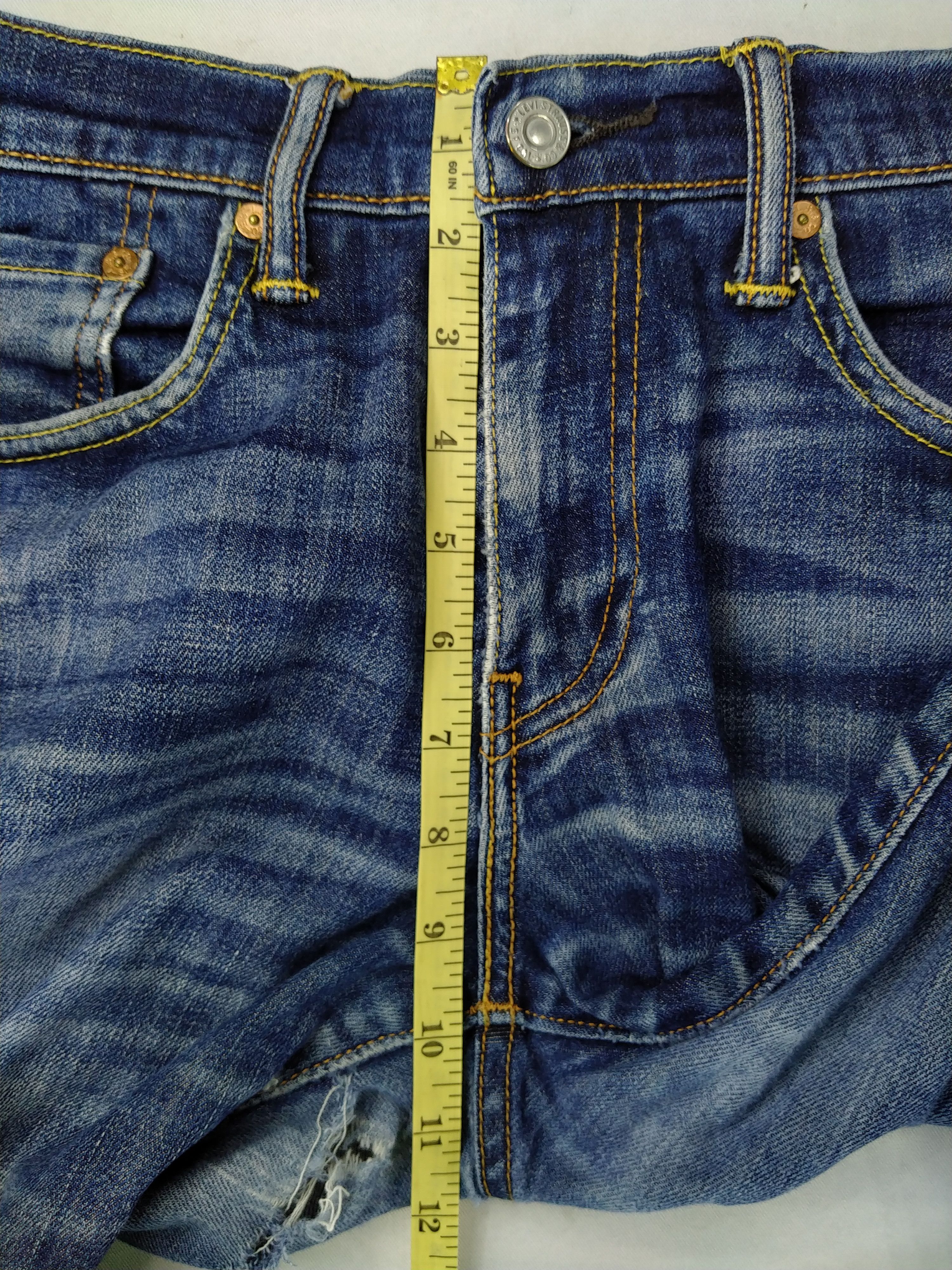 Levi's Blue Distressed Levi's 511 Denim 31x29.5 -JN225 Size US 31 - 5 Thumbnail