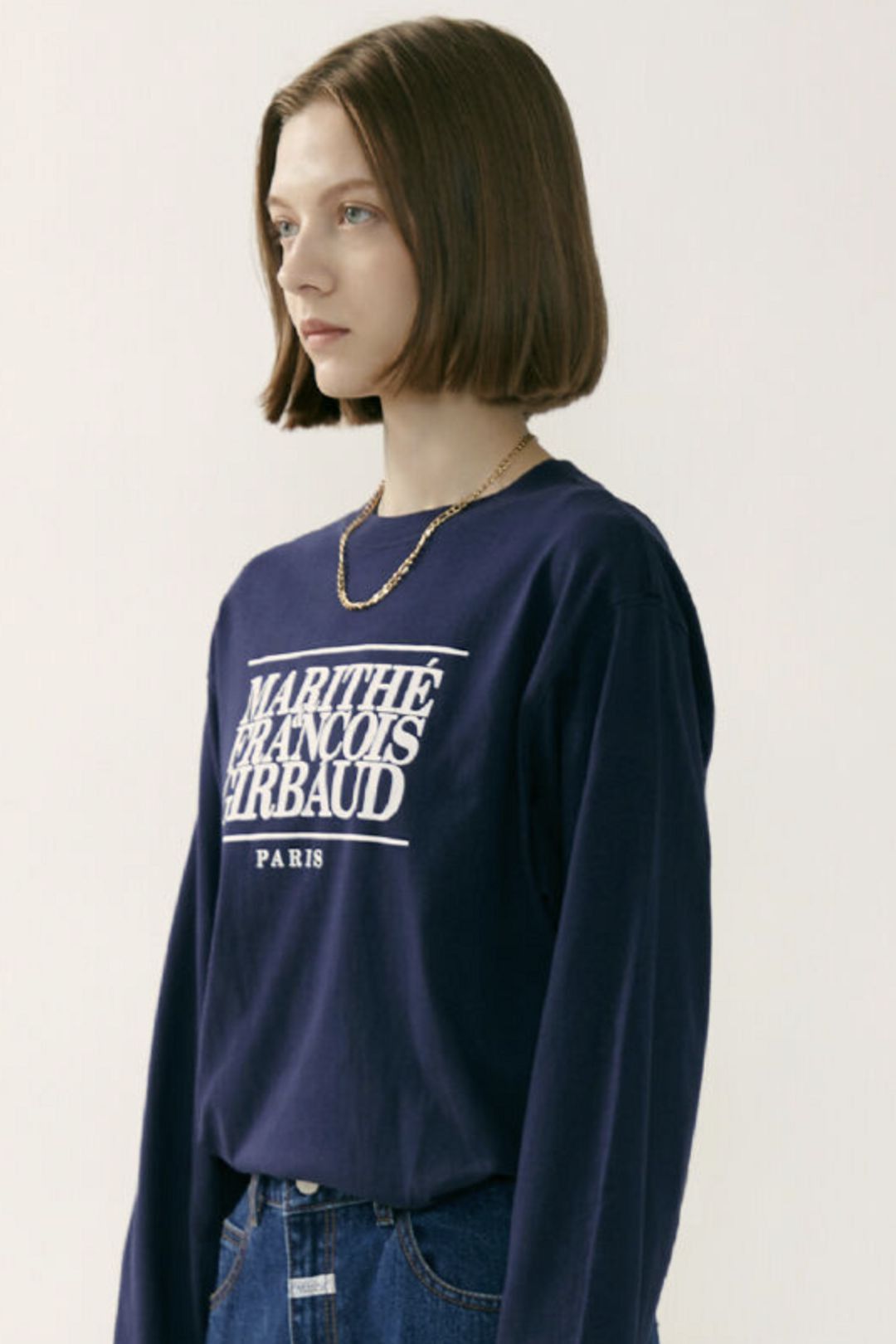 Designer × Marithe + Francois Girbaud Marithé + François Girbaud Logo Long Sleeve Tee Size US S / EU 44-46 / 1 - 6 Thumbnail