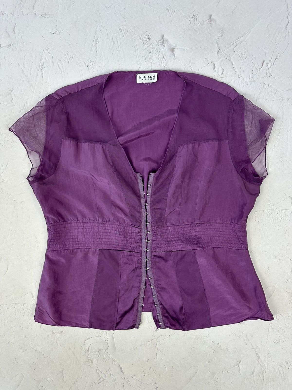 Beauty Beast × Japanese Brand × Vintage Vintage Mesh Hook-Loop Top Size M / US 6-8 / IT 42-44 - 1 Thumbnail