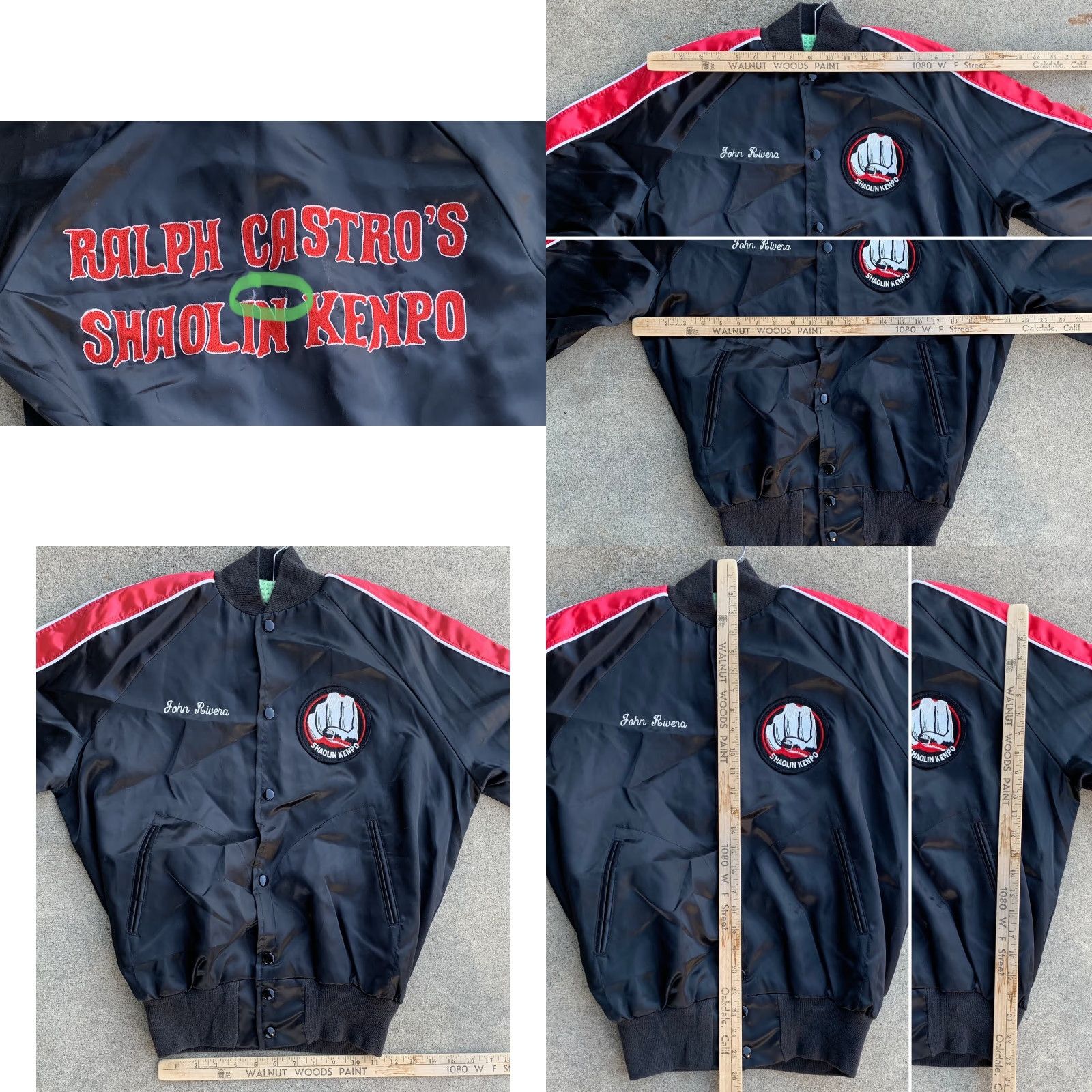 Vintage VINTAGE Ralph Castros Shaolin Kenpo Satin Jacket Union Made Size 38 Men Bomber Jacket Satin Nylon Embroidered 1980s Vintage Empire Sporting Goods NYC Size US XXS / EU 40 - 8 Thumbnail