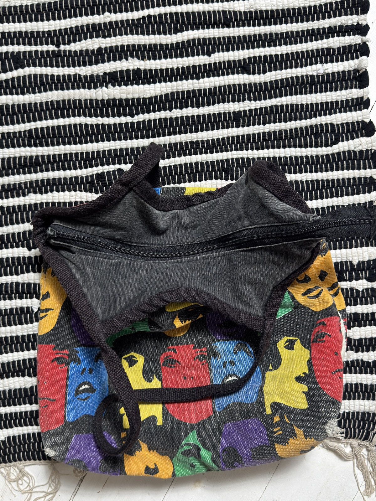 Andy Warhol VINTAGE ANDY WARHOL POP ART STYLE SHOPPER BAG Size ONE SIZE - 10 Thumbnail