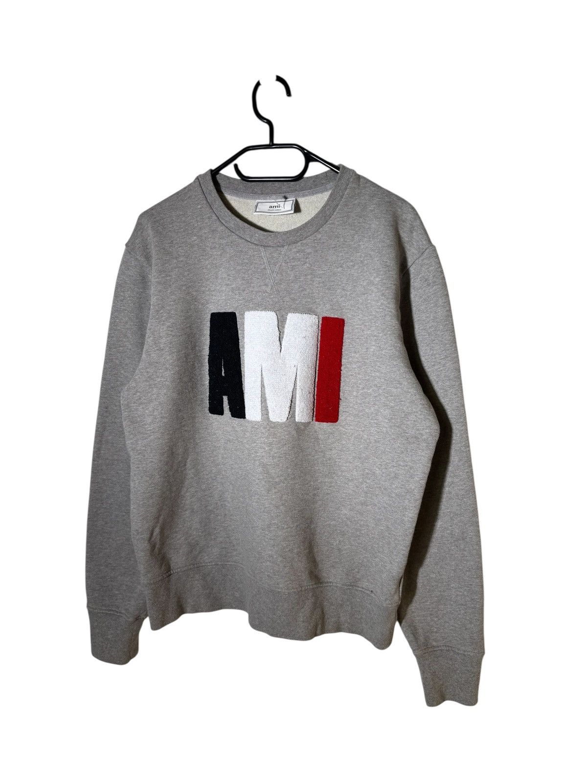 AMI AMI Alexandre Mattiussi Sweatshirt Crewneck Big Logo M-L Size US M / EU 48-50 / 2 - 1 Thumbnail