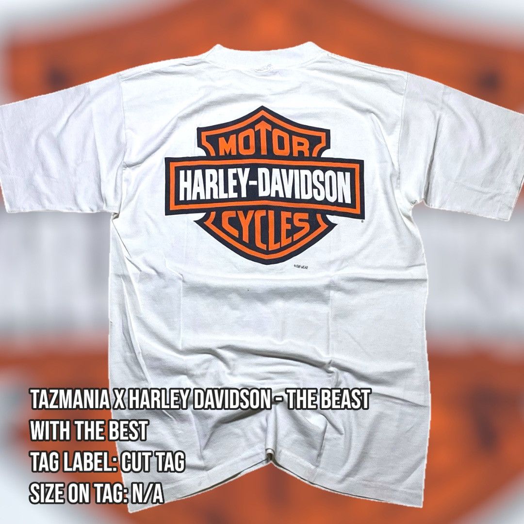 Harley Davidson × Warner Bros Tazmania x Harley Davidson - The Beast With The Best Tee Size US XL / EU 56 / 4 - 2 Thumbnail