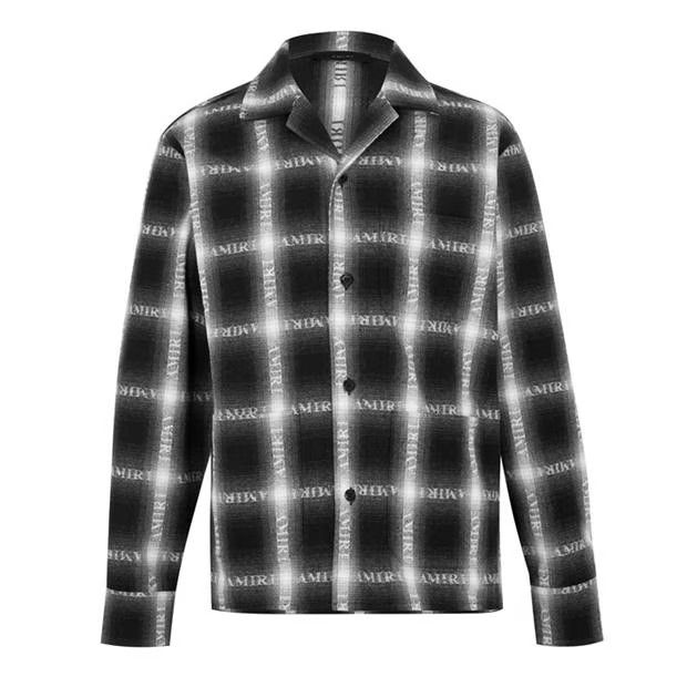 image of Amiri O1G2R1Mq0324 Shirt In Black, Men's (Size Medium)