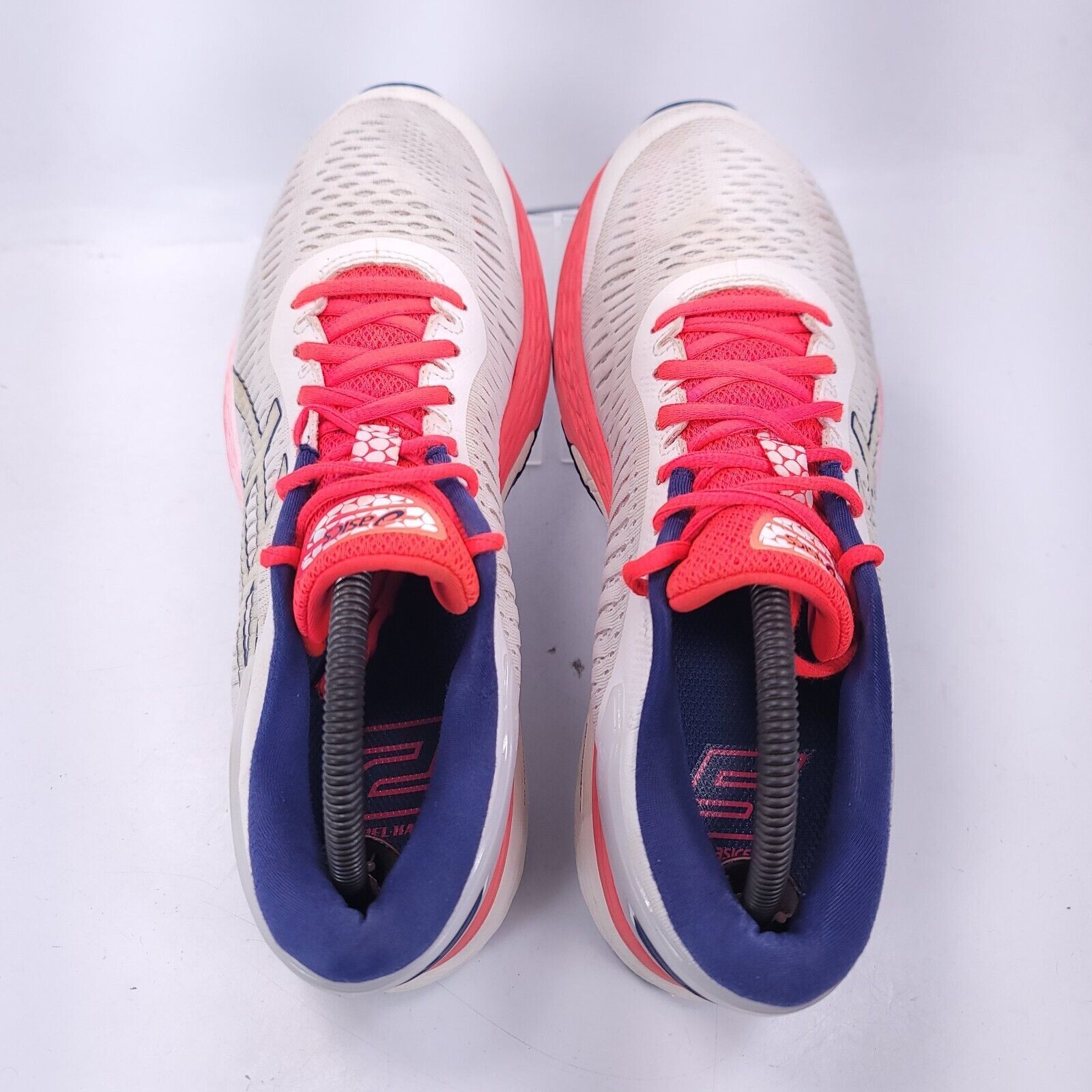 Asics Asics Gel-Kayano 25 Shoes Womens Size 9.5 1012A026 White Red Size US 9.5 / IT 39.5 - 4 Thumbnail