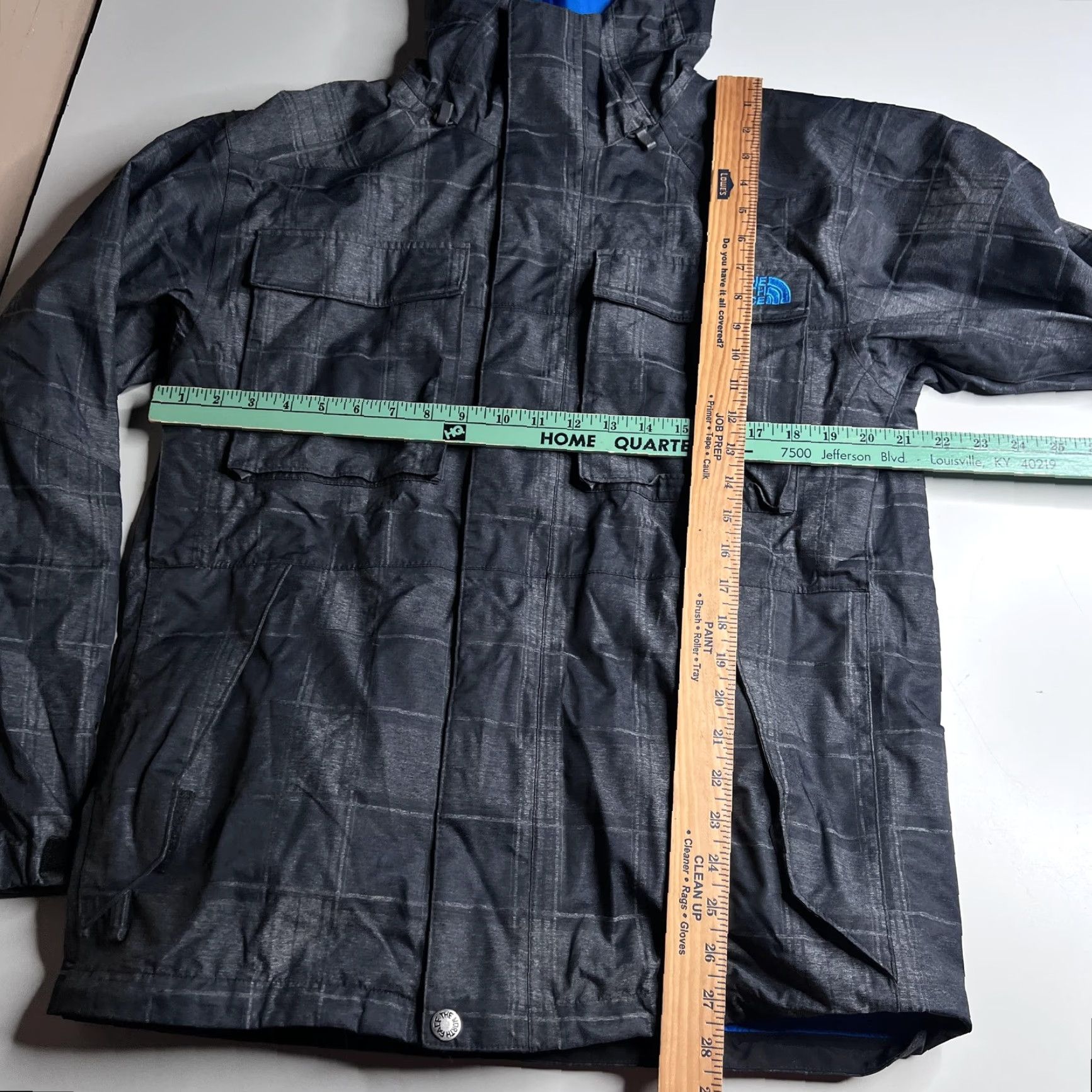 The North Face The North Face Jacket Mens S Gray HyVent Hooded Parka Insulated Winter Regular Fit Short Coat/Jacket Size US S / EU 44-46 / 1 - 6 Thumbnail