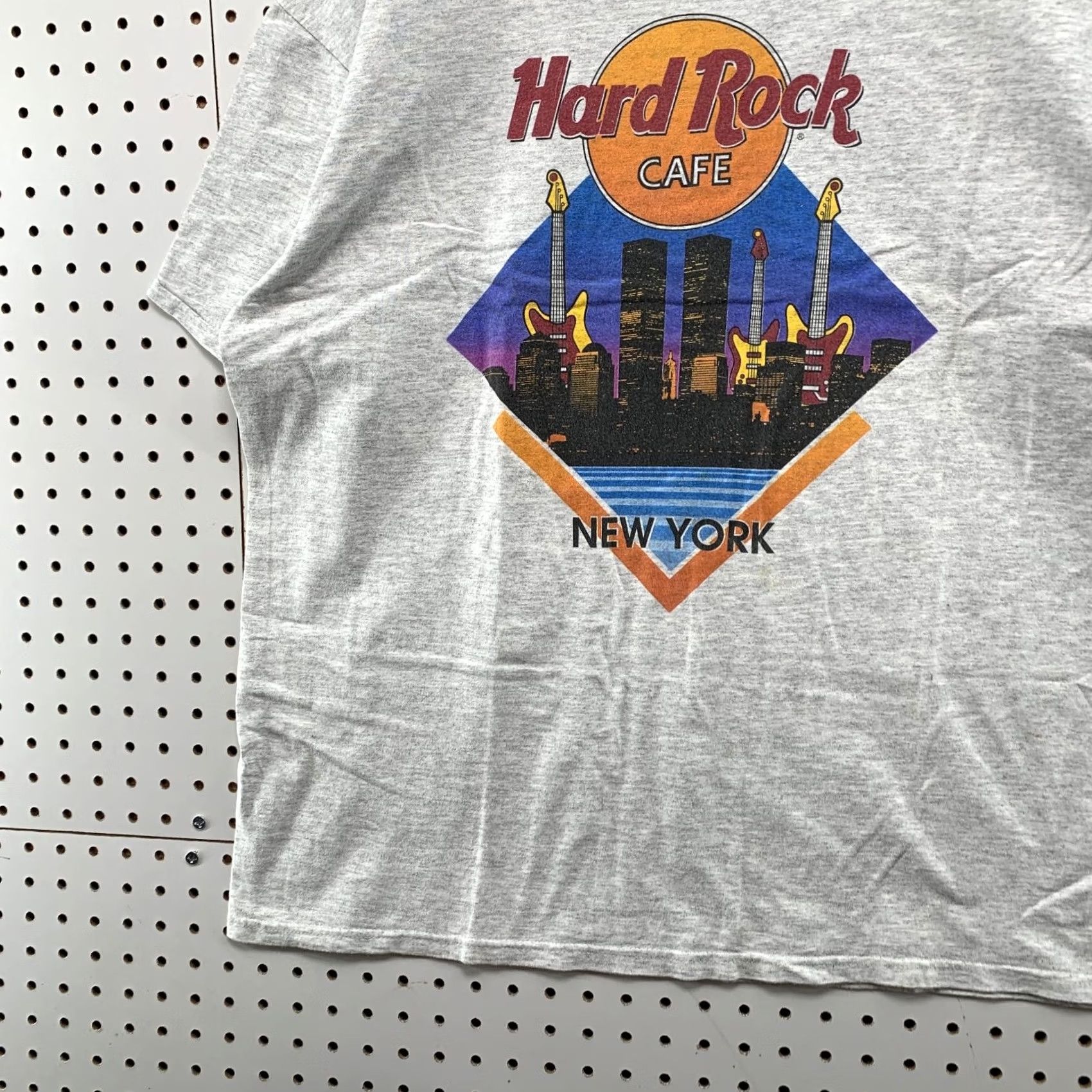 Hard Rock Cafe Vintage Hard Rock Cafe Shirt Mens XL New York Gray Single Stitch 90s Size US XL / EU 56 / 4 - 3 Thumbnail
