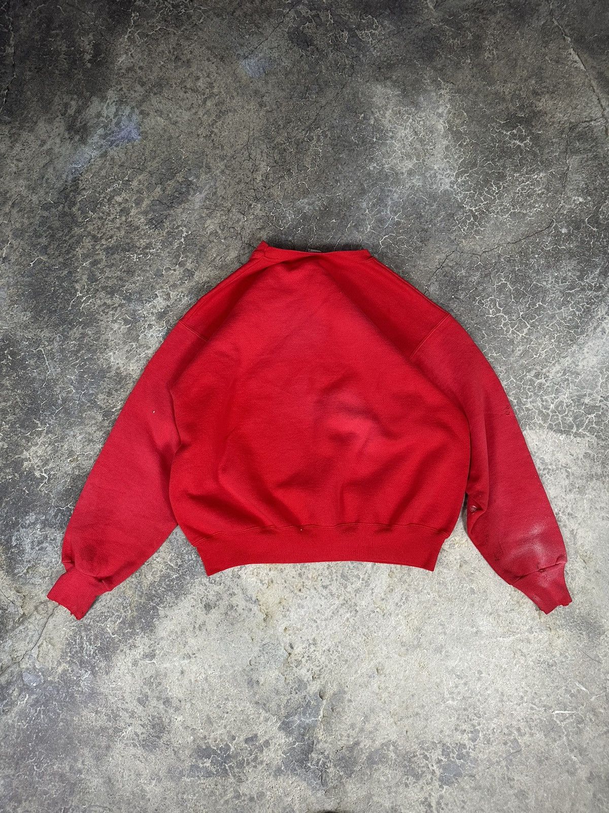 Champion × Vintage Vintage Thrashed Wisconsin Crewneck Size US L / EU 52-54 / 3 - 7 Thumbnail