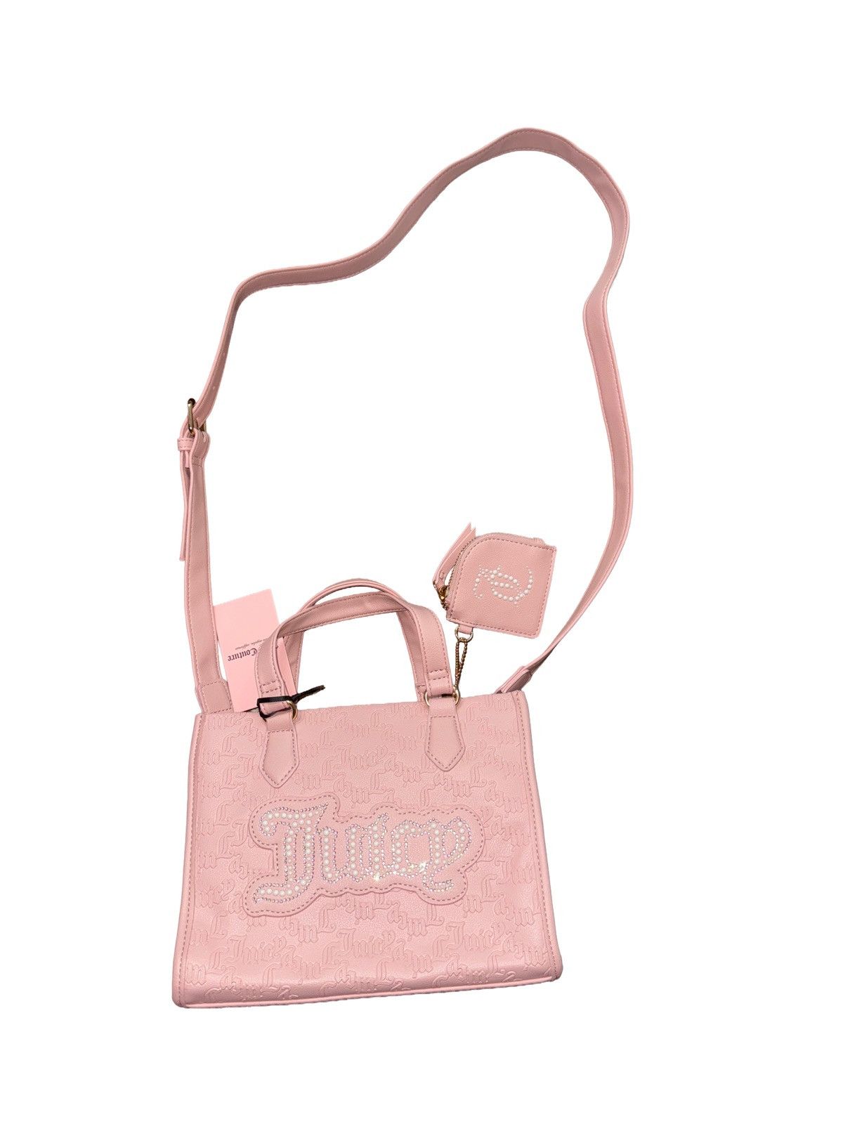 Juicy Couture Juicy Couture Pink Dimond Handbag Size ONE SIZE - 2 Thumbnail