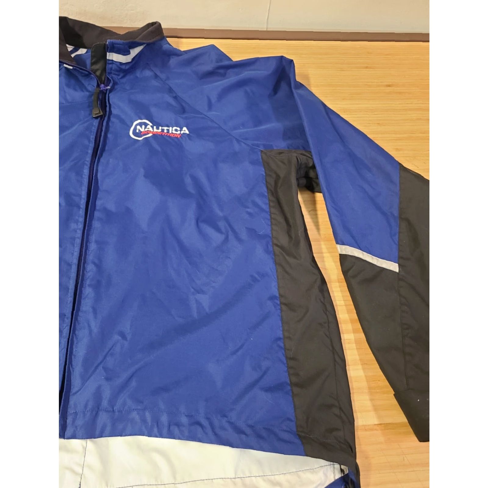 Nautica VINTAGE Nautica Windbreaker Jacket Sailing All Seasons 90s Mens Large Blue Logo Size US L / EU 52-54 / 3 - 2 Thumbnail