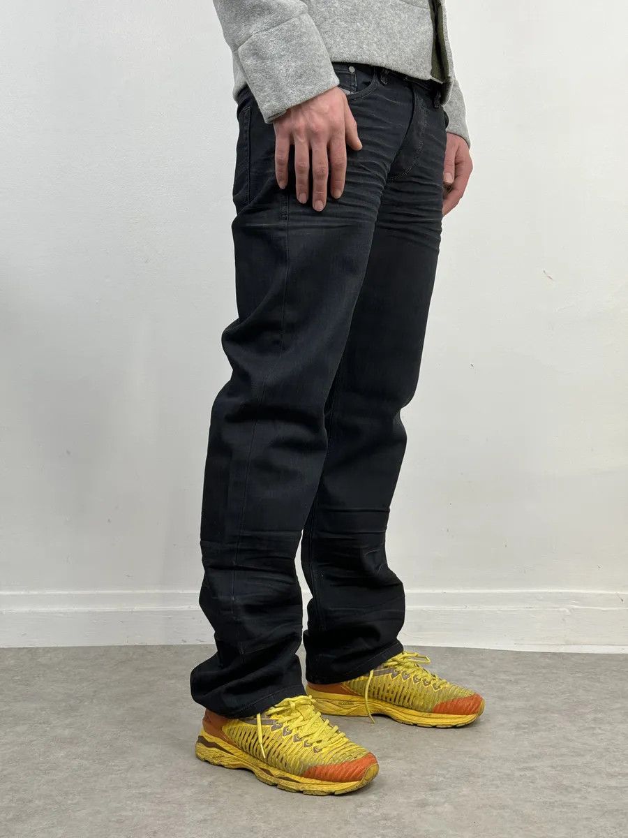 Diesel Diesel Black Stretch Biker Denim Jeans Size US 32 / EU 48 - 4 Thumbnail