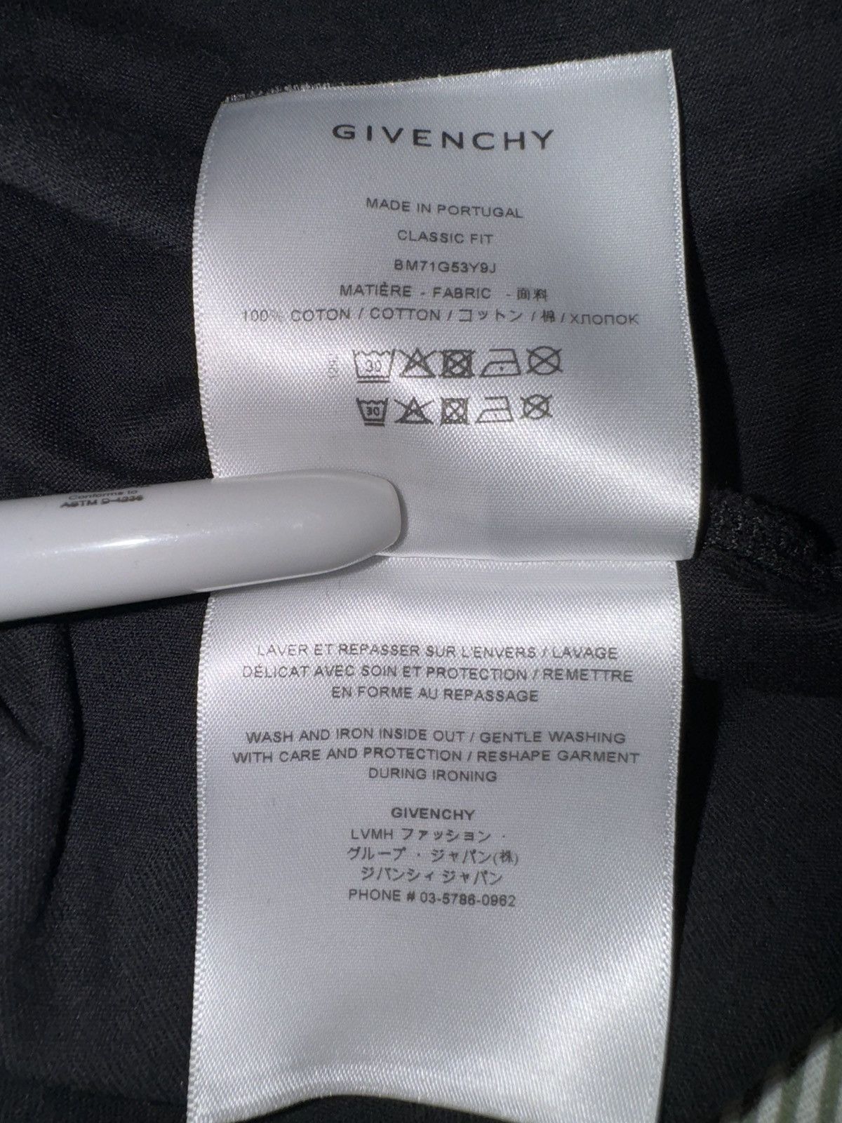 (B).Stroy × Givenchy Givenchy x (B)Stroy layered long tee Size US L / EU 52-54 / 3 - 9 Thumbnail