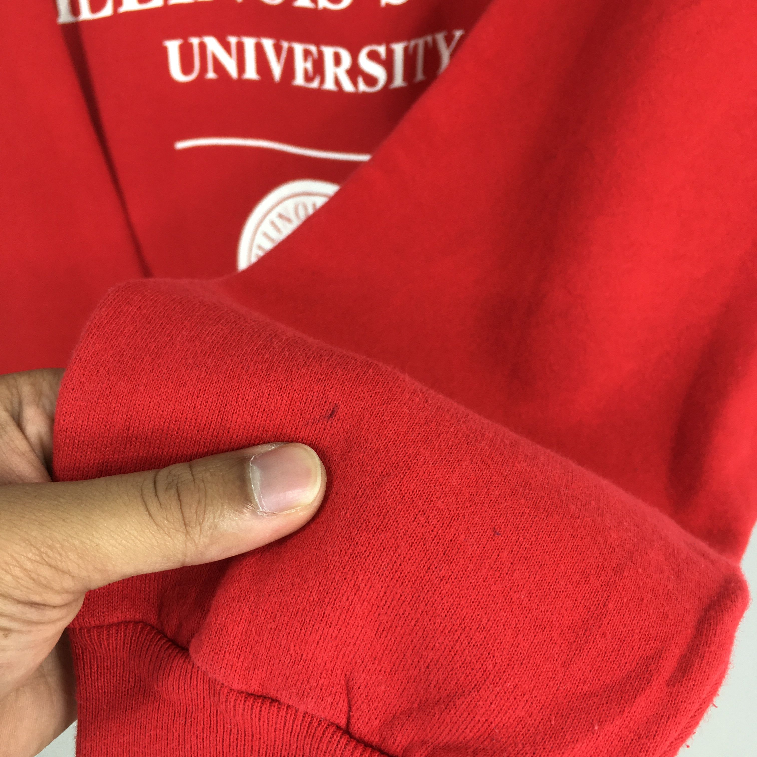 NCAA Vintage Illinois State University Red Sweatshirt Large Size US L / EU 52-54 / 3 - 6 Thumbnail