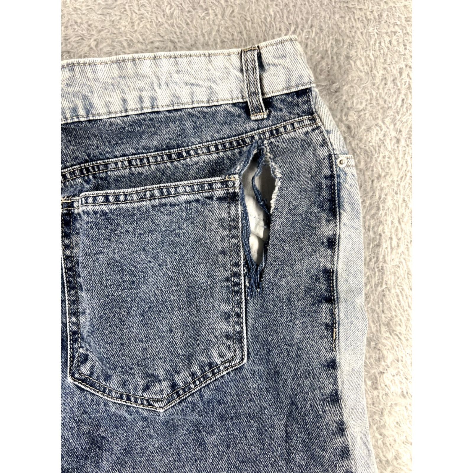 Forever 21 Forever 21 Jeans Women Wide-Leg Denim 30x24 Blue High Rise 30 5-Pocket Regular Size Type: Jeans Size 30" / US 8 / IT 44 - 2 Thumbnail
