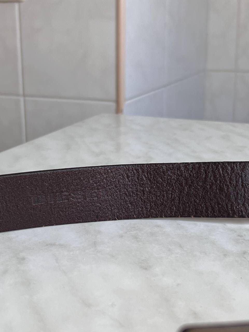 Diesel Vintage leather diesel belt y2k style 2000's Size ONE SIZE - 10 Thumbnail