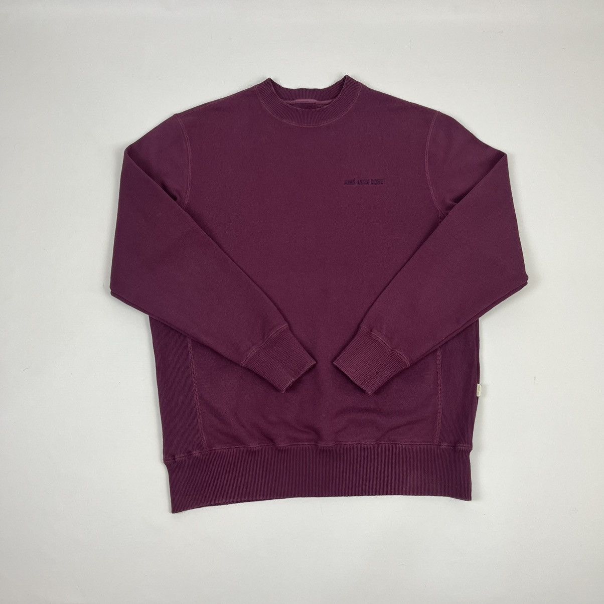 Aime Leon Dore Aime Leon Dore Tonal Logo crewneck sweatshirt burgundy Size US L / EU 52-54 / 3 - 8 Thumbnail
