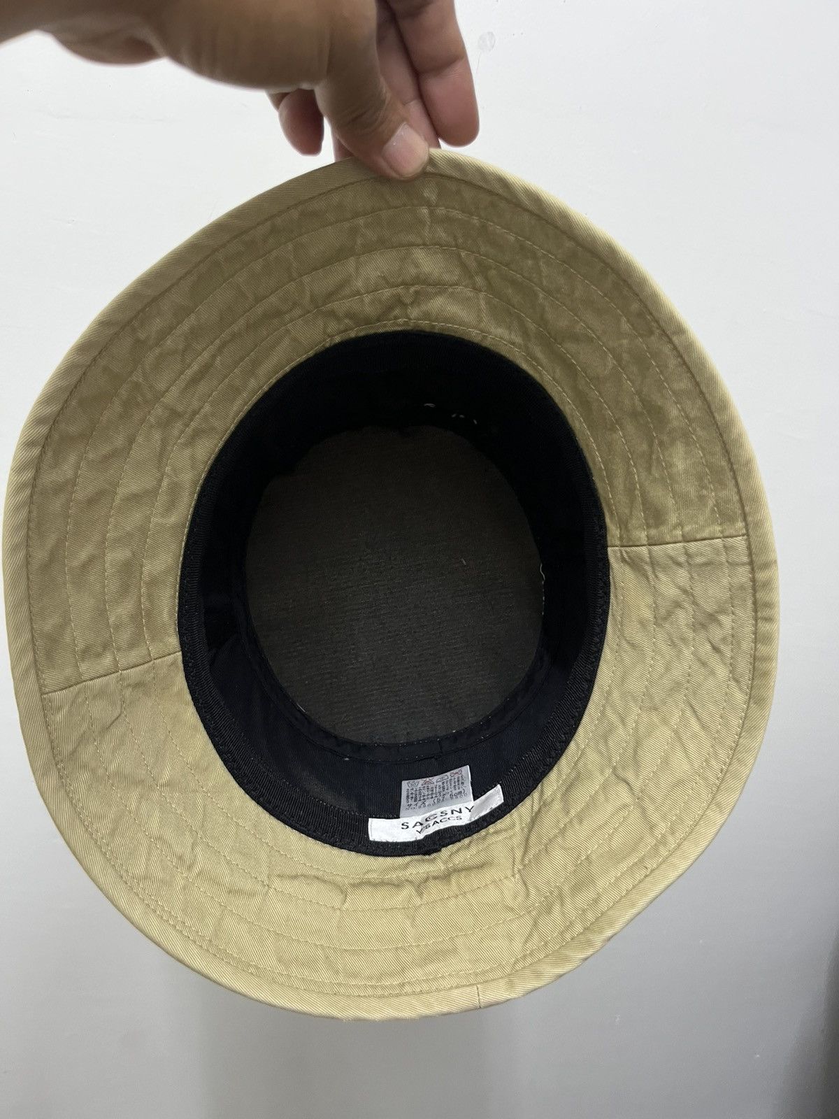 Yohji Yamamoto Vintage Yohji Yamamoto Y’SACCS Sacsny Khaki Bucket Hats Size ONE SIZE - 4 Thumbnail