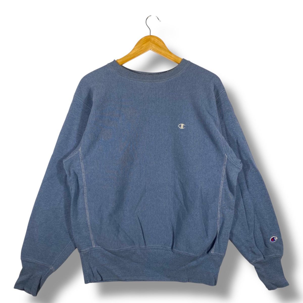 Champion Vintage 90's CHAMPION REVERSE WEAVE Small Logo Sweatshirt Size US L / EU 52-54 / 3 - 1 Thumbnail