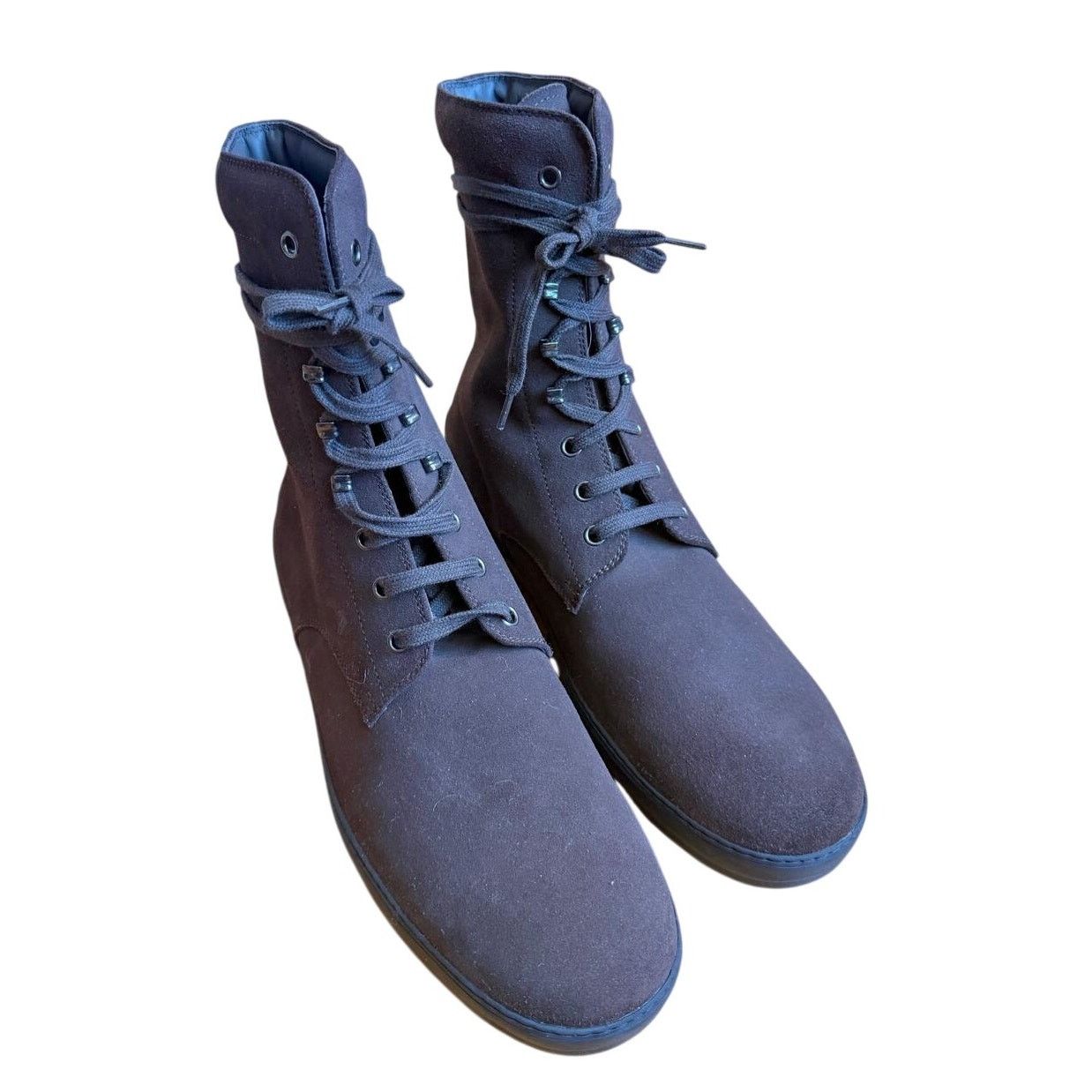 Tod's Tod's NWOT Women's Dark Brown Suede Lace-Up Ankle Boots Size US 9.5 / IT 39.5 - 1 Thumbnail