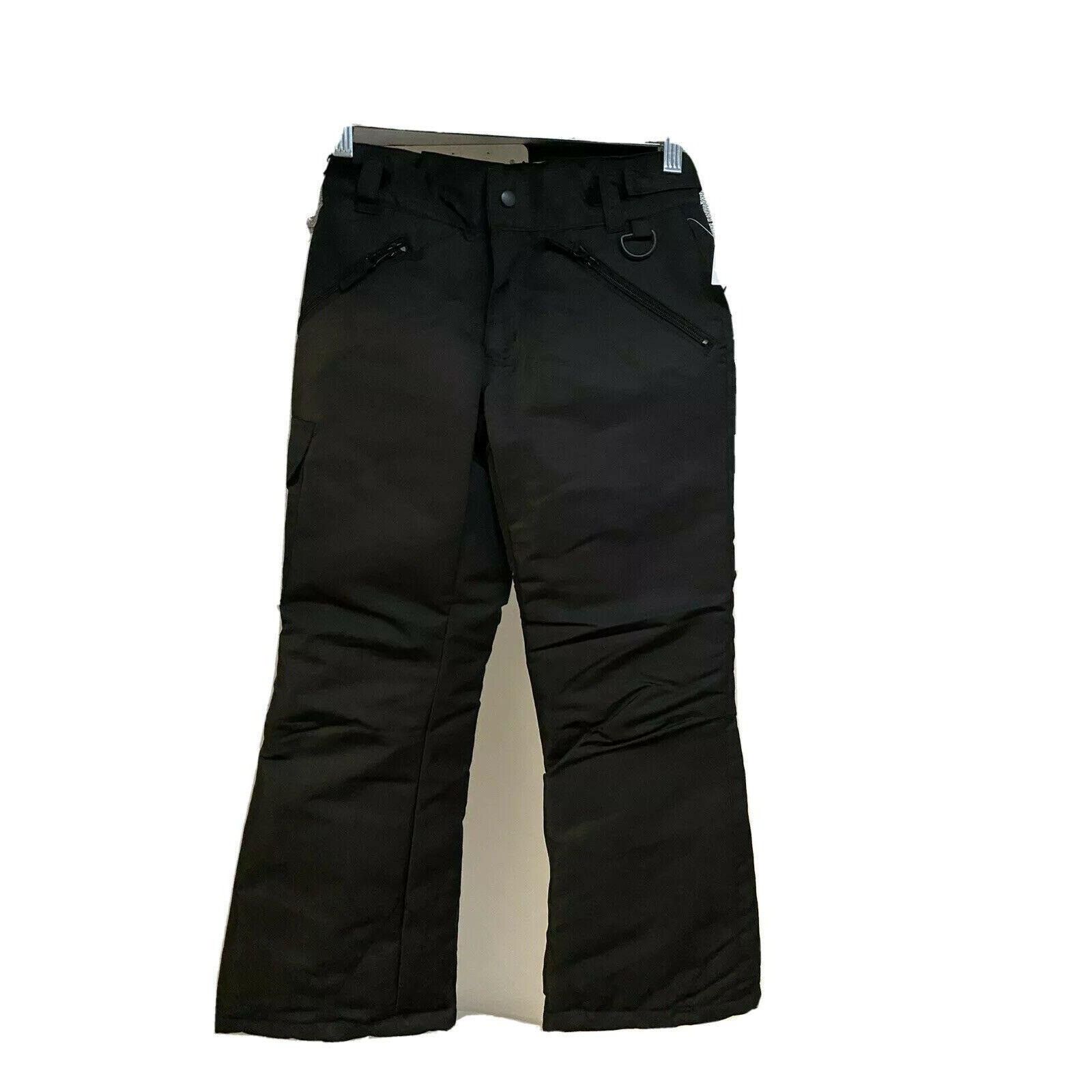 Other Athletech Kids Youth Black Snow Ski Pants Medium 7/8 Insulat Size 24" / US 00 / IT 34 - 1 Thumbnail