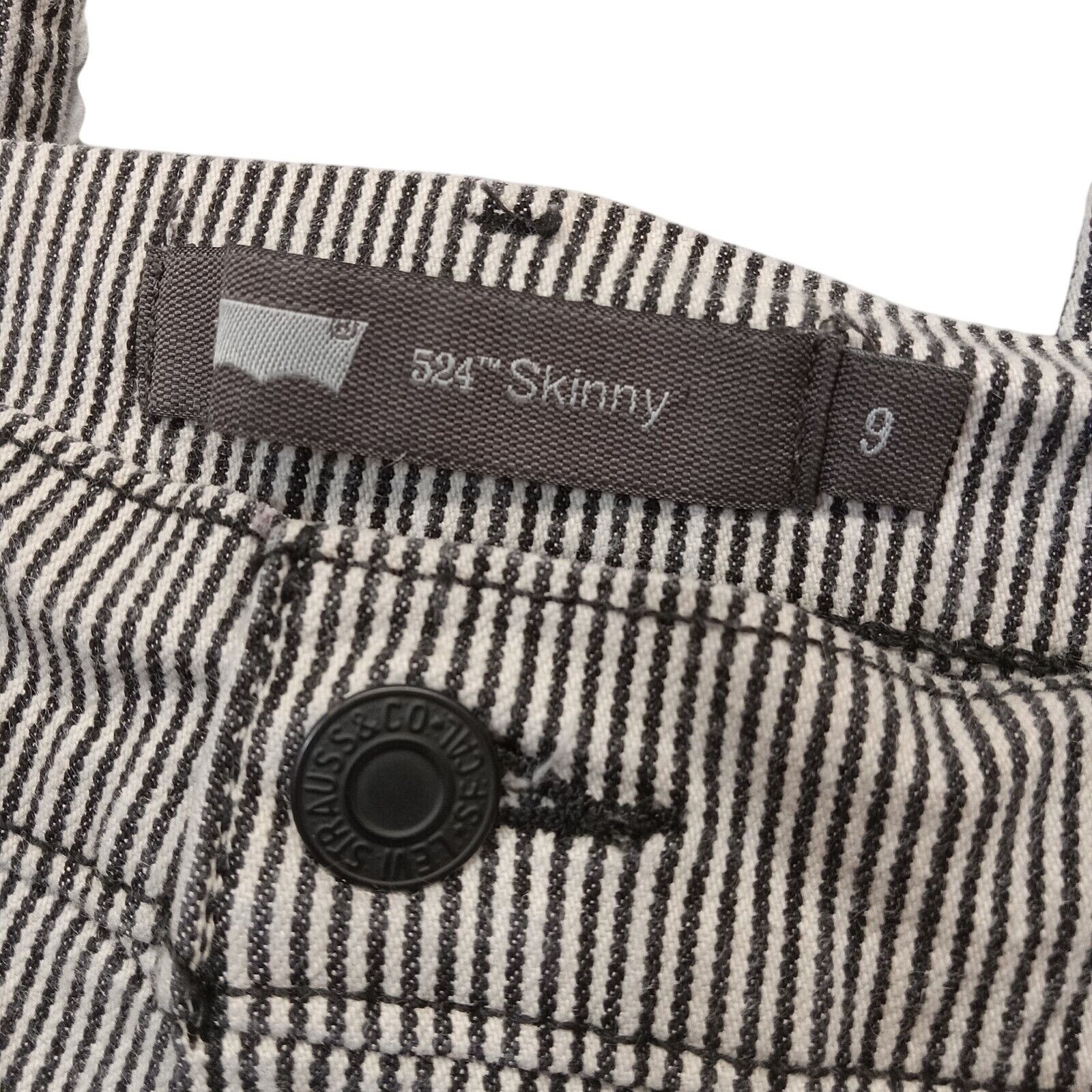 Levi's Levi's 524 Jeans 32 X 32 Women's Skinny Pinstripe Denim Size 32" / US 10 / IT 46 - 8 Thumbnail