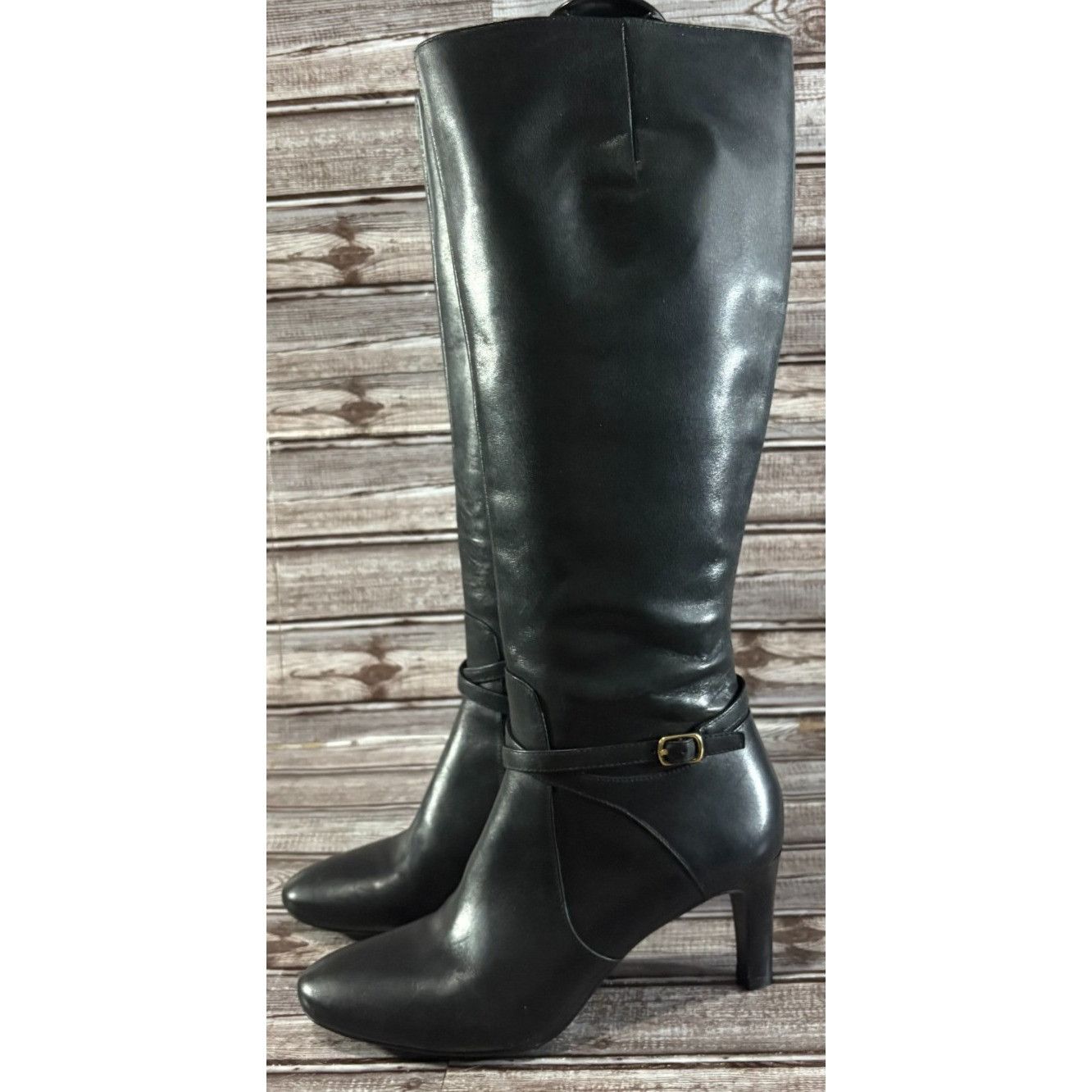 Lauren Ralph Lauren Lauren Ralph Lauren Elberta Heeled Knee-High Boots Size 7.5 Size US 7.5 / IT 37.5 - 1 Thumbnail