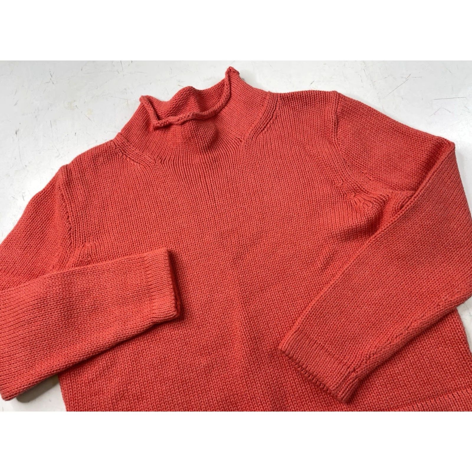 J.Crew J.Crew Rollneck Sweater Crop Womens Large Blue Long Sleeve Pullover Wool Knit Mock Neck Regular Fit Casual Fall Winter 2 Months? Size M / US 6-8 / IT 42-44 - 2 Thumbnail