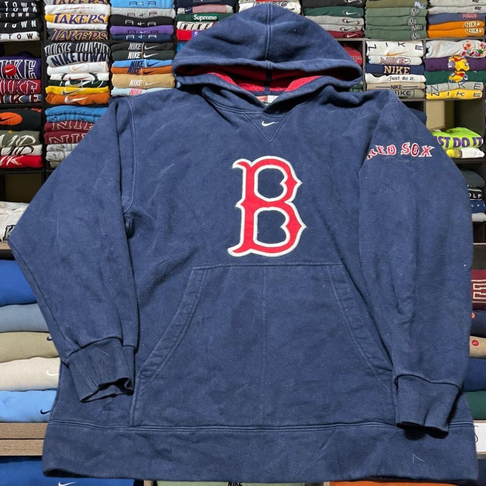 MLB 2004 NIKE X Boston Red Sox MLB Baseball Hoodie Size US M / EU 48-50 / 2 - 1 Thumbnail