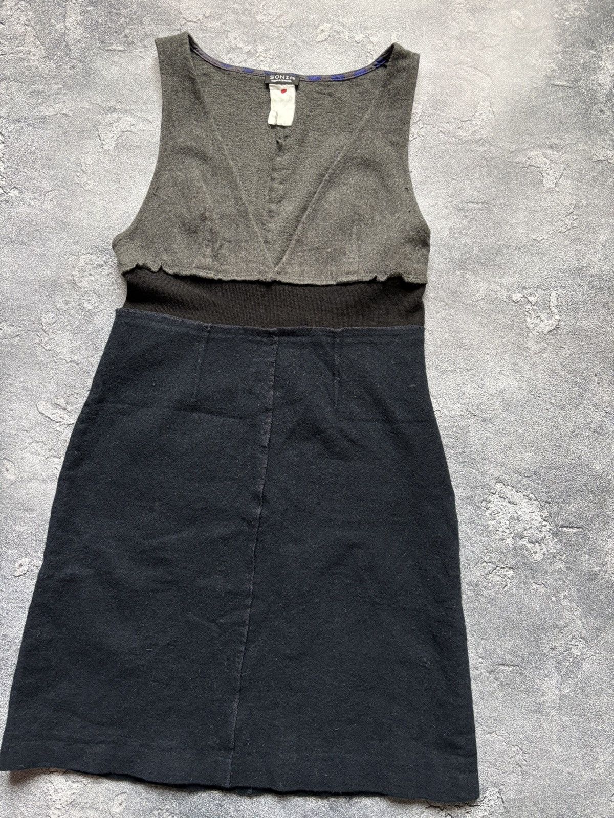 Sonia Rykiel Vintage Sonia Rykiel Luxury Women’s Wool Dress Rare Size M / US 6-8 / IT 42-44 - 3 Thumbnail