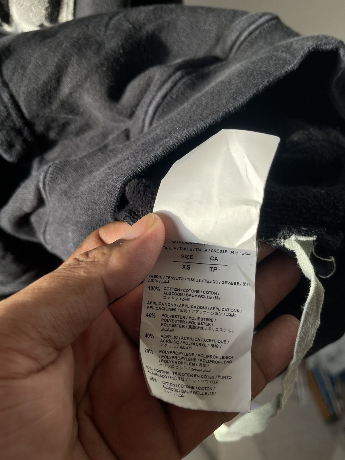 Off-White Off White Virgil Abloh 'W W' Hoodie Size US M / EU 48-50 / 2 - 12 Thumbnail