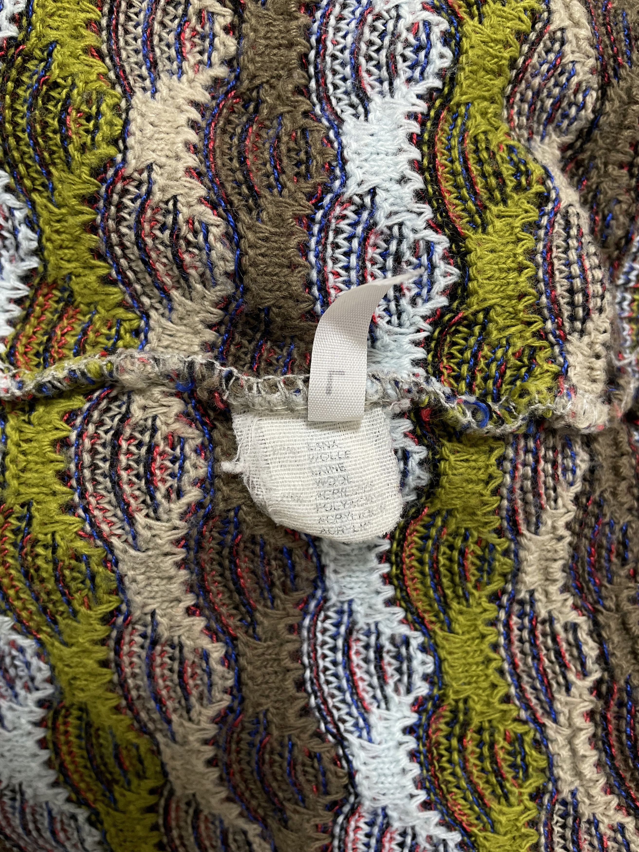 Missoni MISSONI Sport Vintage Knit Sweater V-Neck Pullover Rare Size US L / EU 52-54 / 3 - 9 Thumbnail