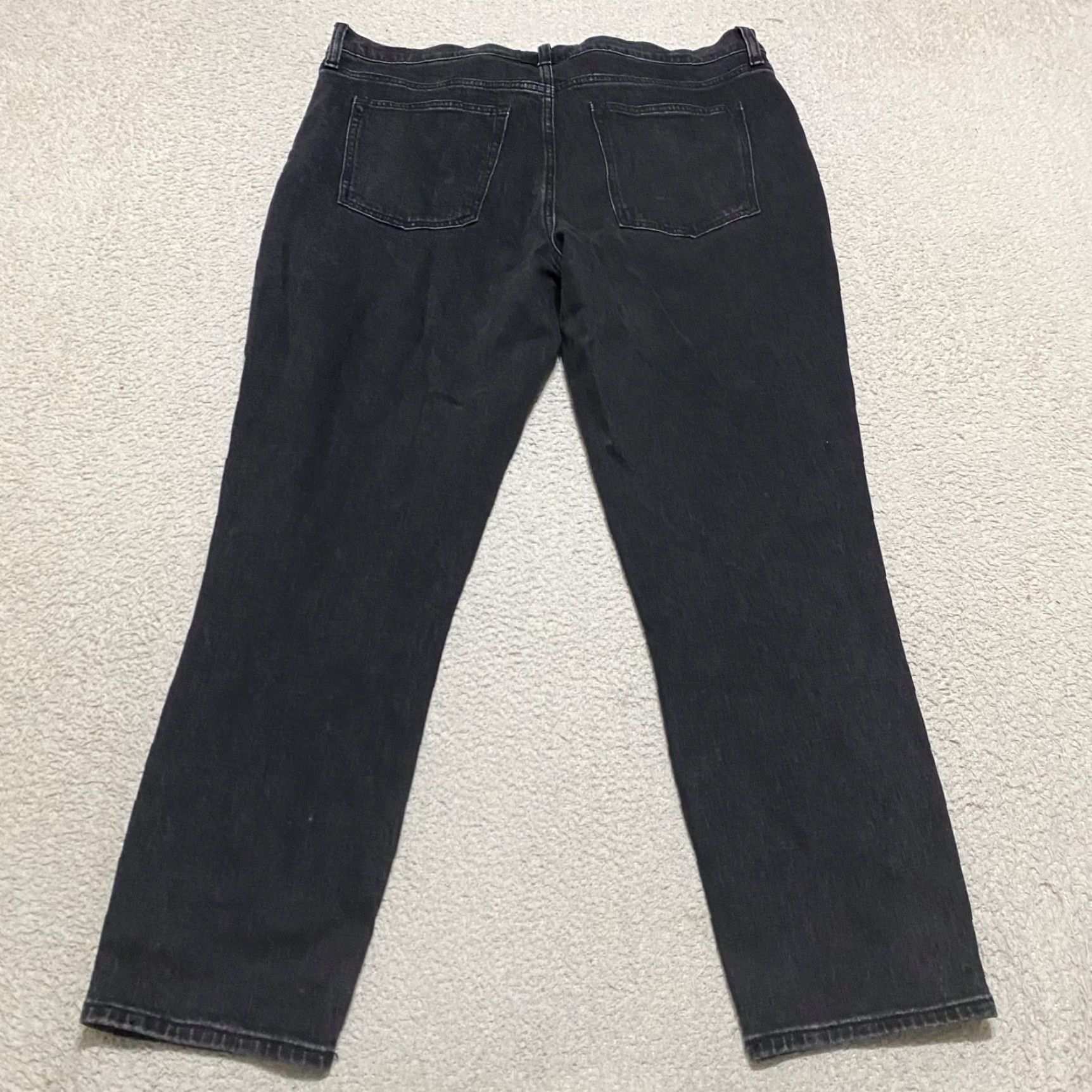 Abercrombie & Fitch Abercrombie & Fitch Jeans Womens Size 16 Skinny High Rise Dark Wash Black Denim Stretch 5-Pocket Size 25" / US 0 / IT 36 - 2 Thumbnail