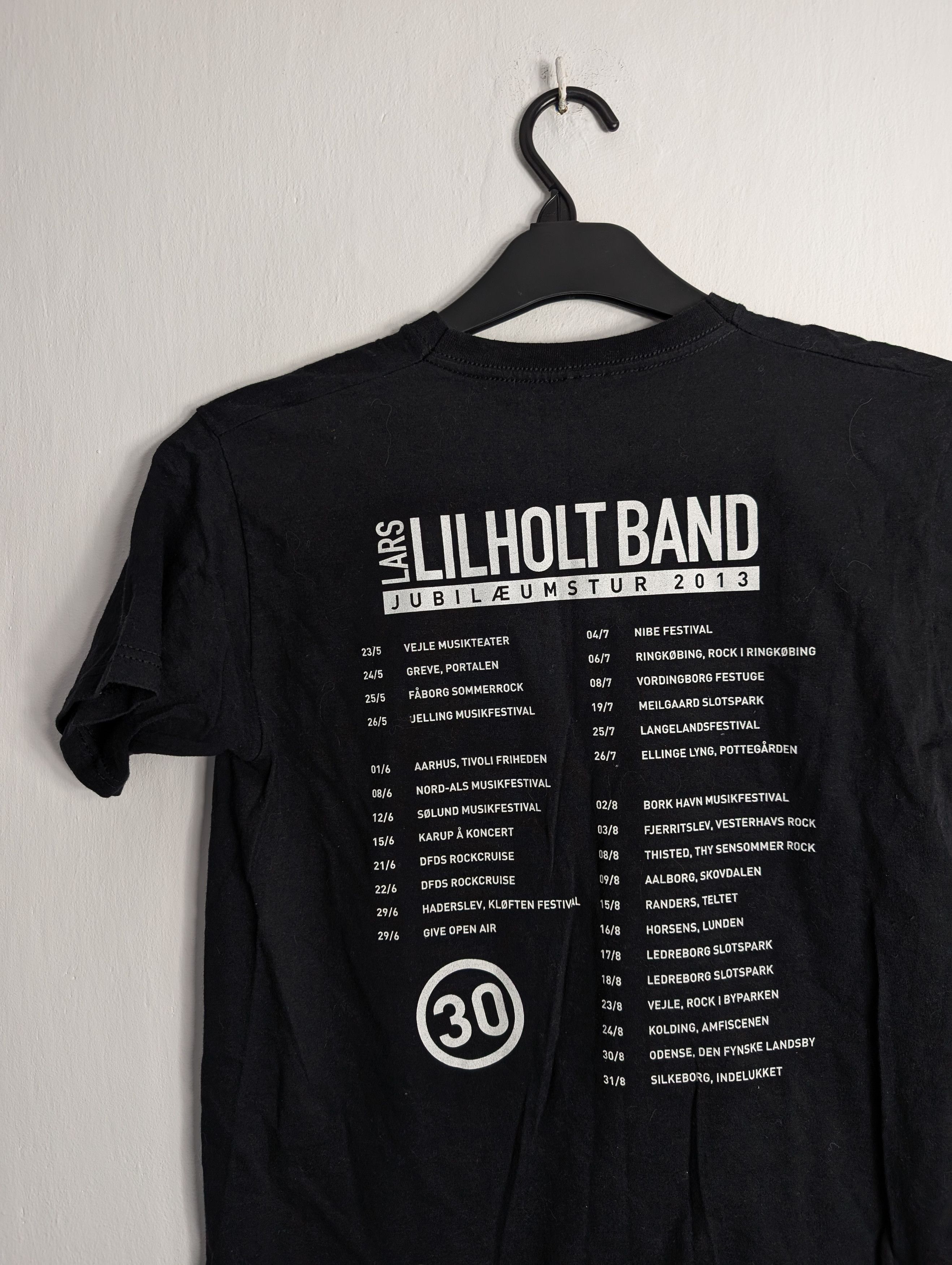 Band Tees Black Lars Lilholt Band 2013 T-shirt Band Tour Merch Size US S / EU 44-46 / 1 - 5 Thumbnail