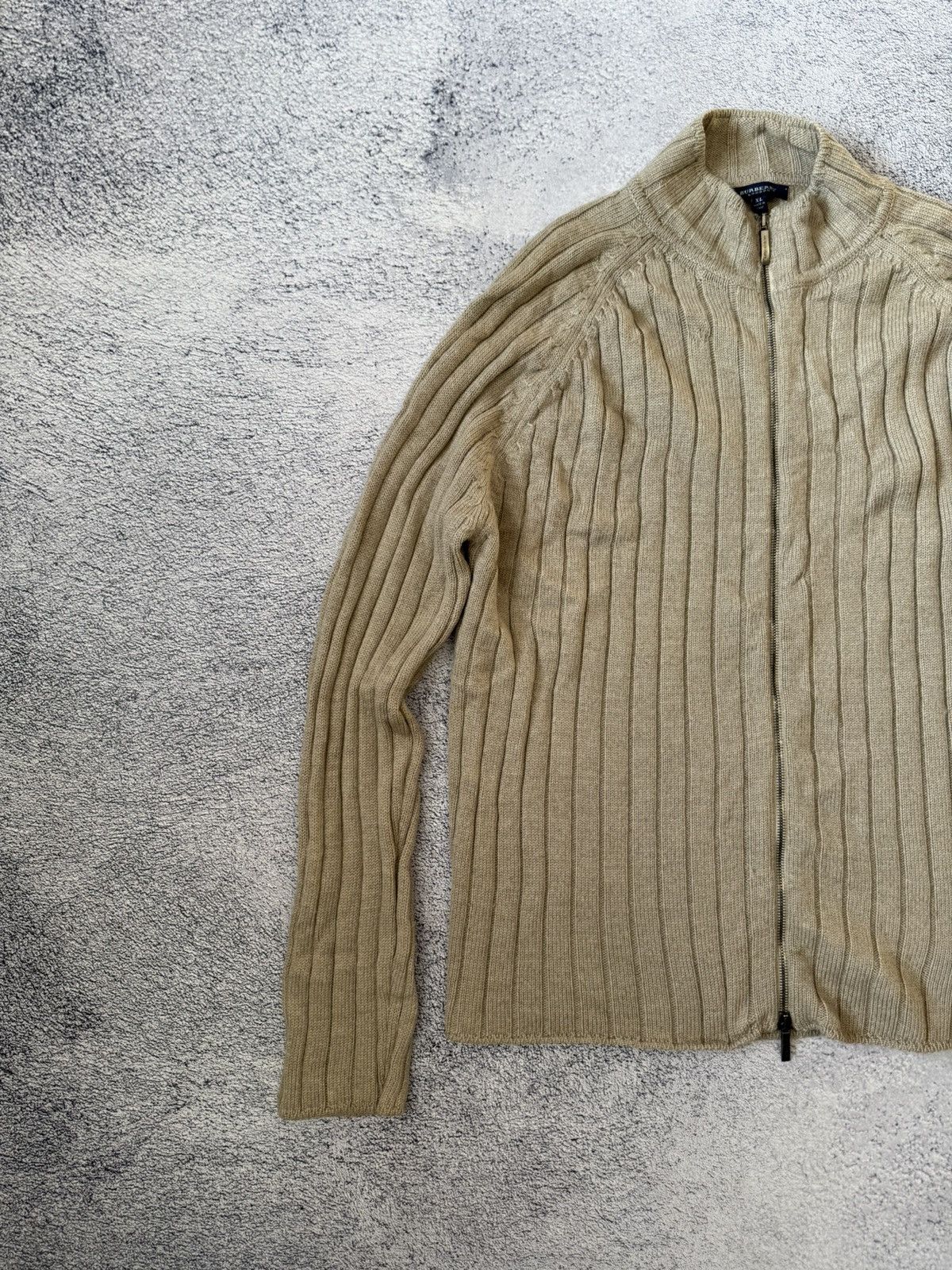 Burberry Burberry London Men Wool Full Zip Sweater XL Italy Logo Size US XL / EU 56 / 4 - 7 Thumbnail