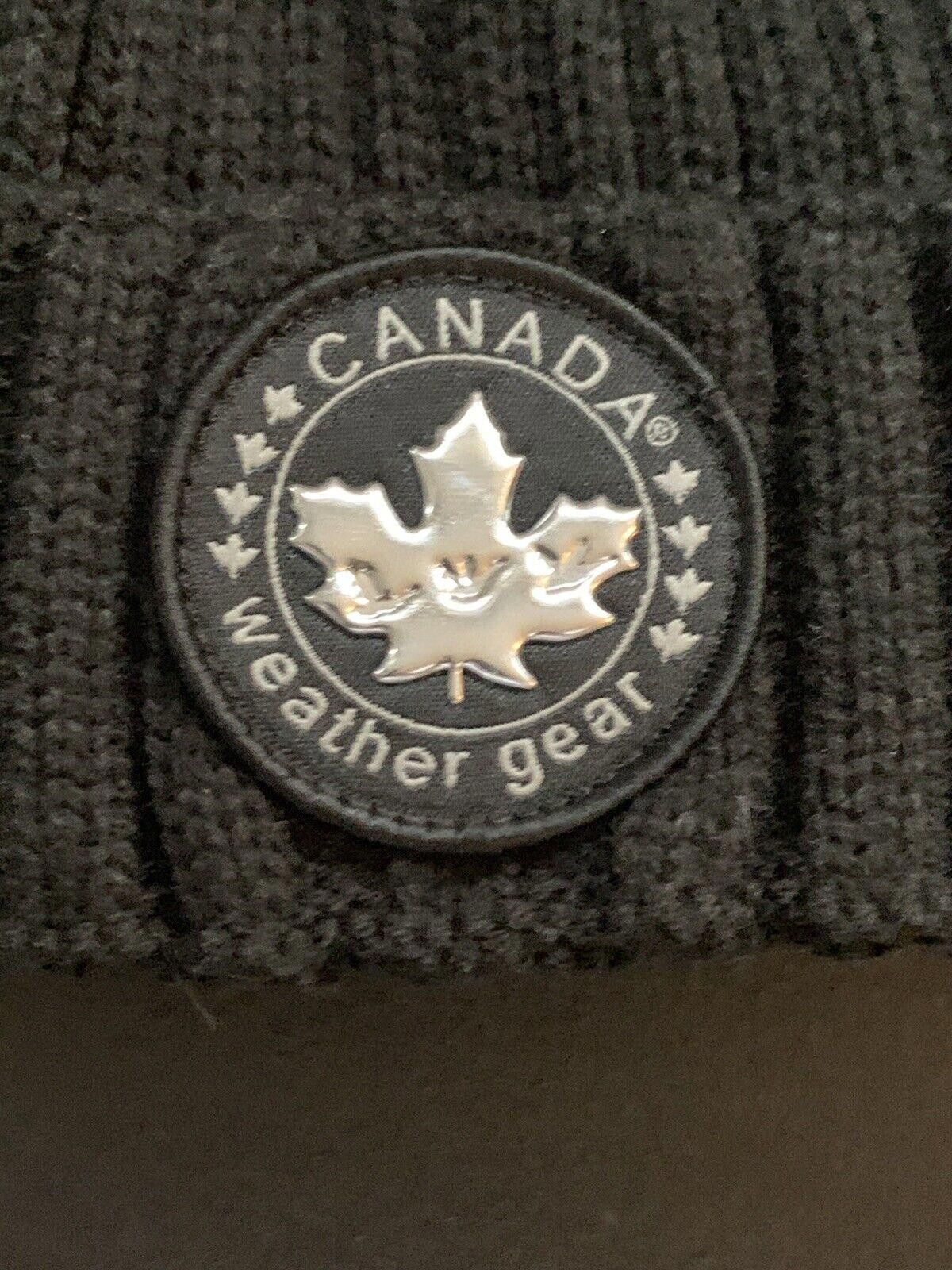 Other Canada Weather Gear Men’s Plush Lined Beanie Hat Black Size ONE SIZE - 2 Thumbnail